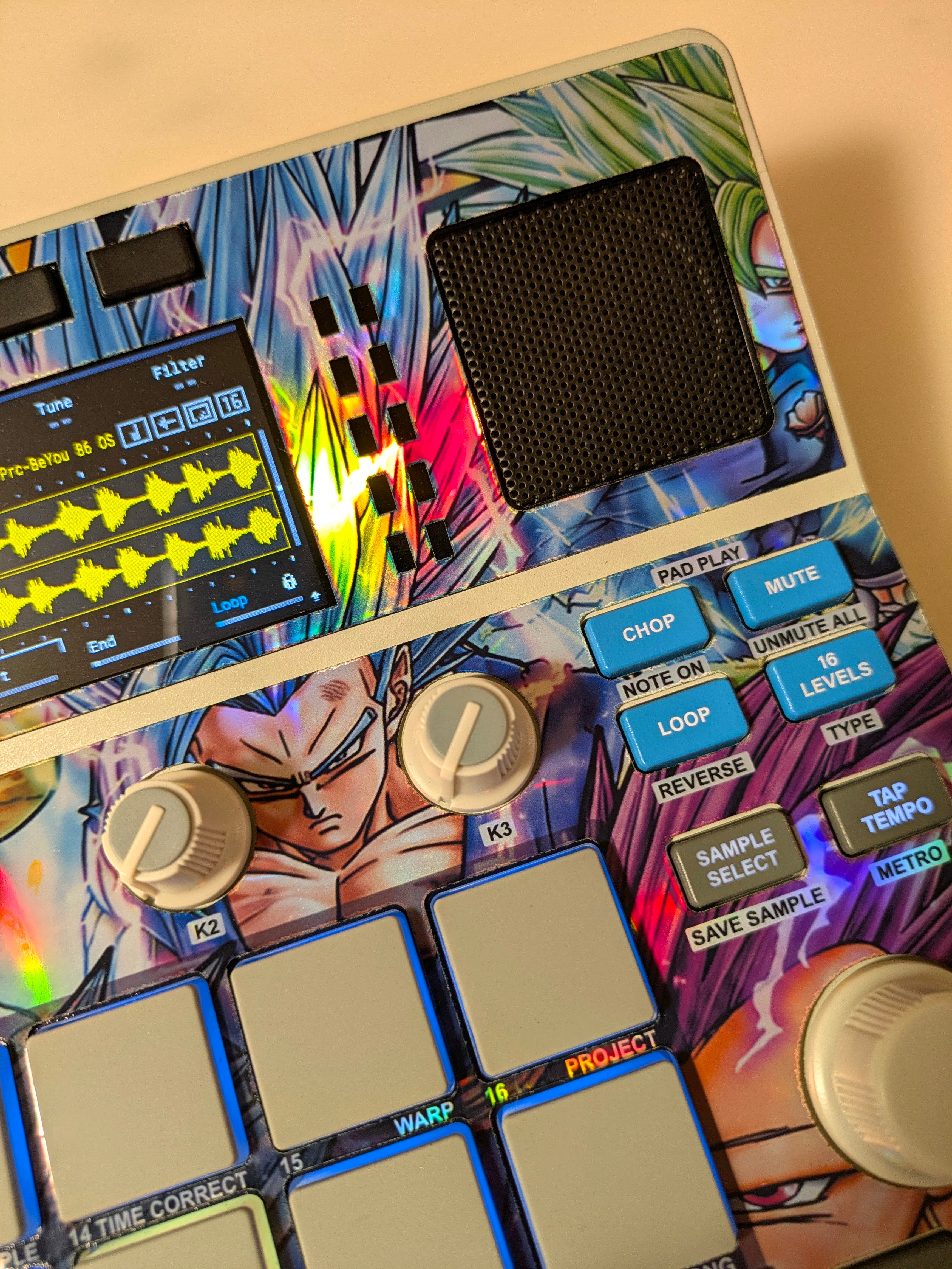 Dragon Ball Z - Special Holographic - AKAI MPC Sample Skin