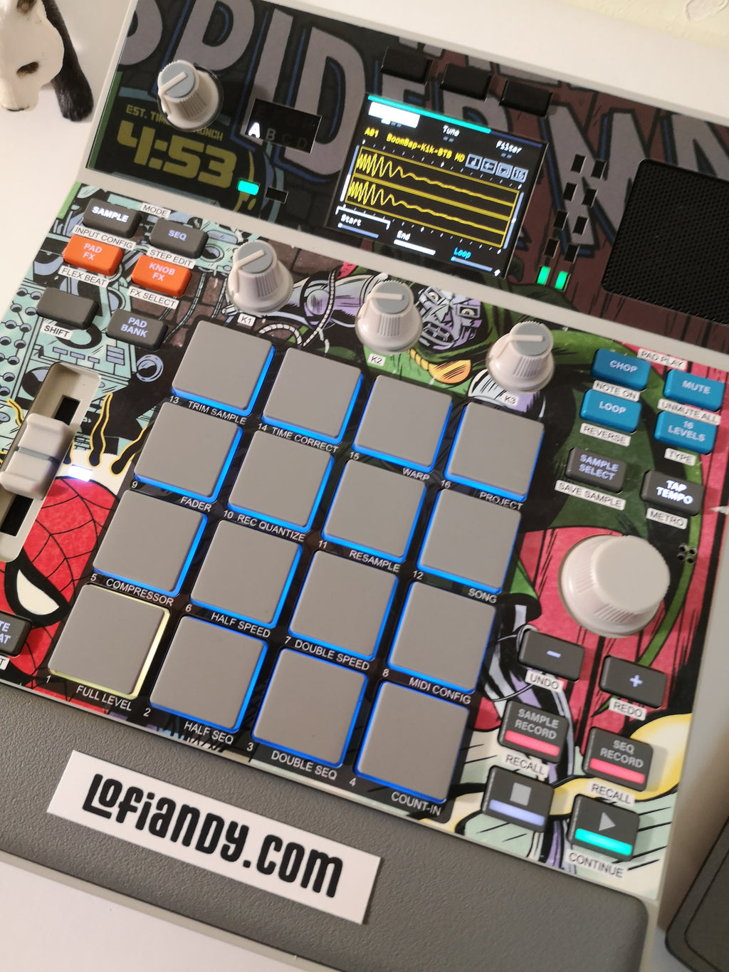 Spiderman 02 - AKAI MPC Sample Skin