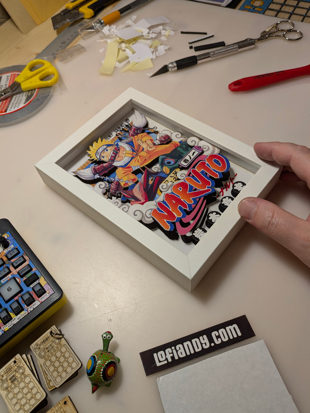 Naruto #1 – Collector's Edition Handmade 6-Layer Shadow Box - LofiAndy Shop