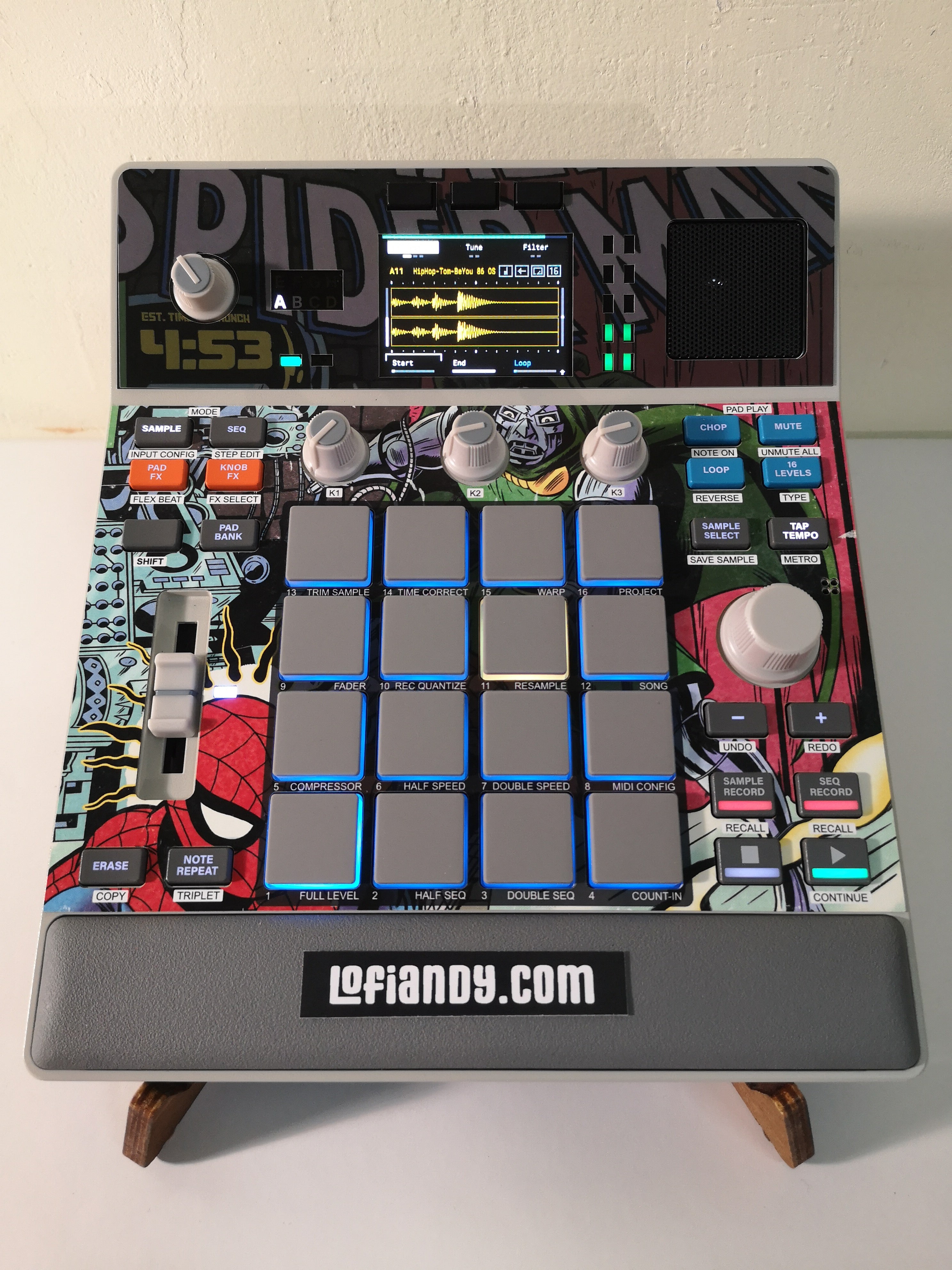 Spiderman 02 - AKAI MPC Sample Skin