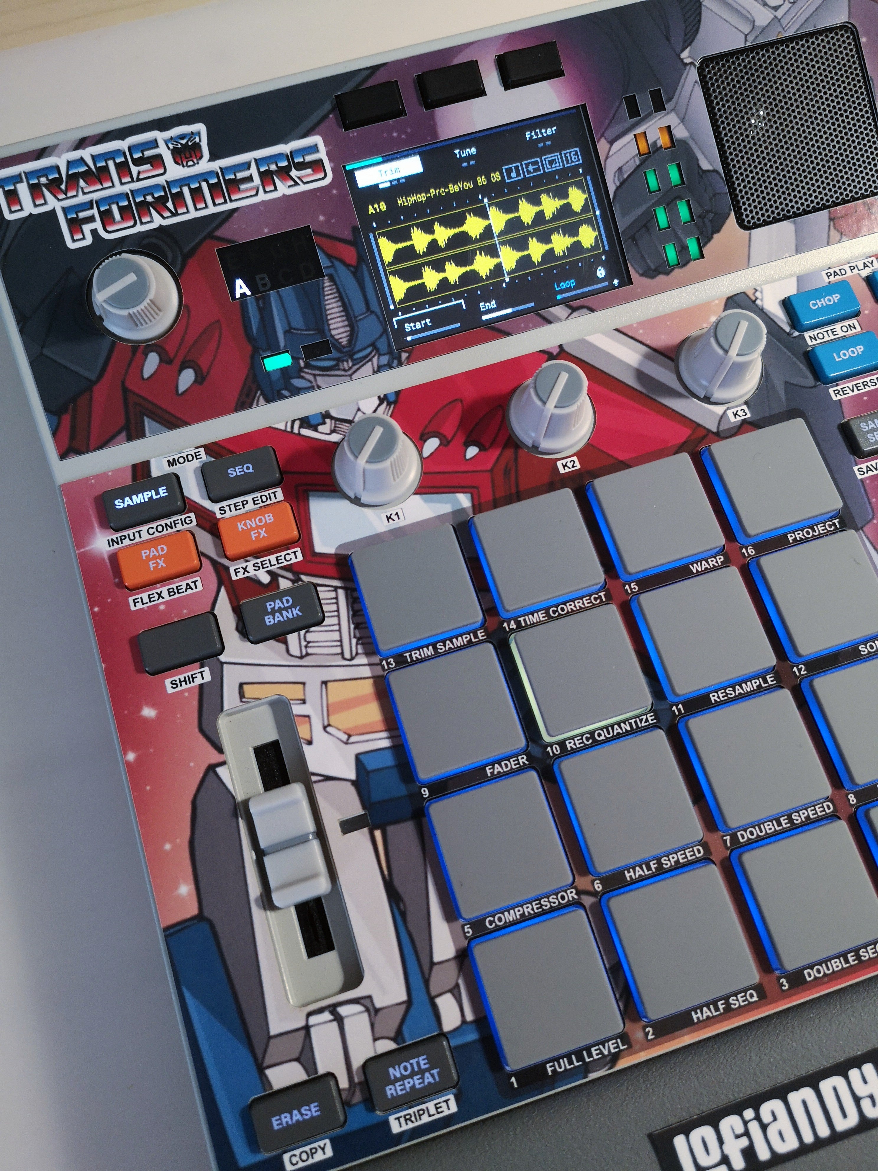 Transformers 01 - AKAI MPC Sample Skin - Lofi Andy