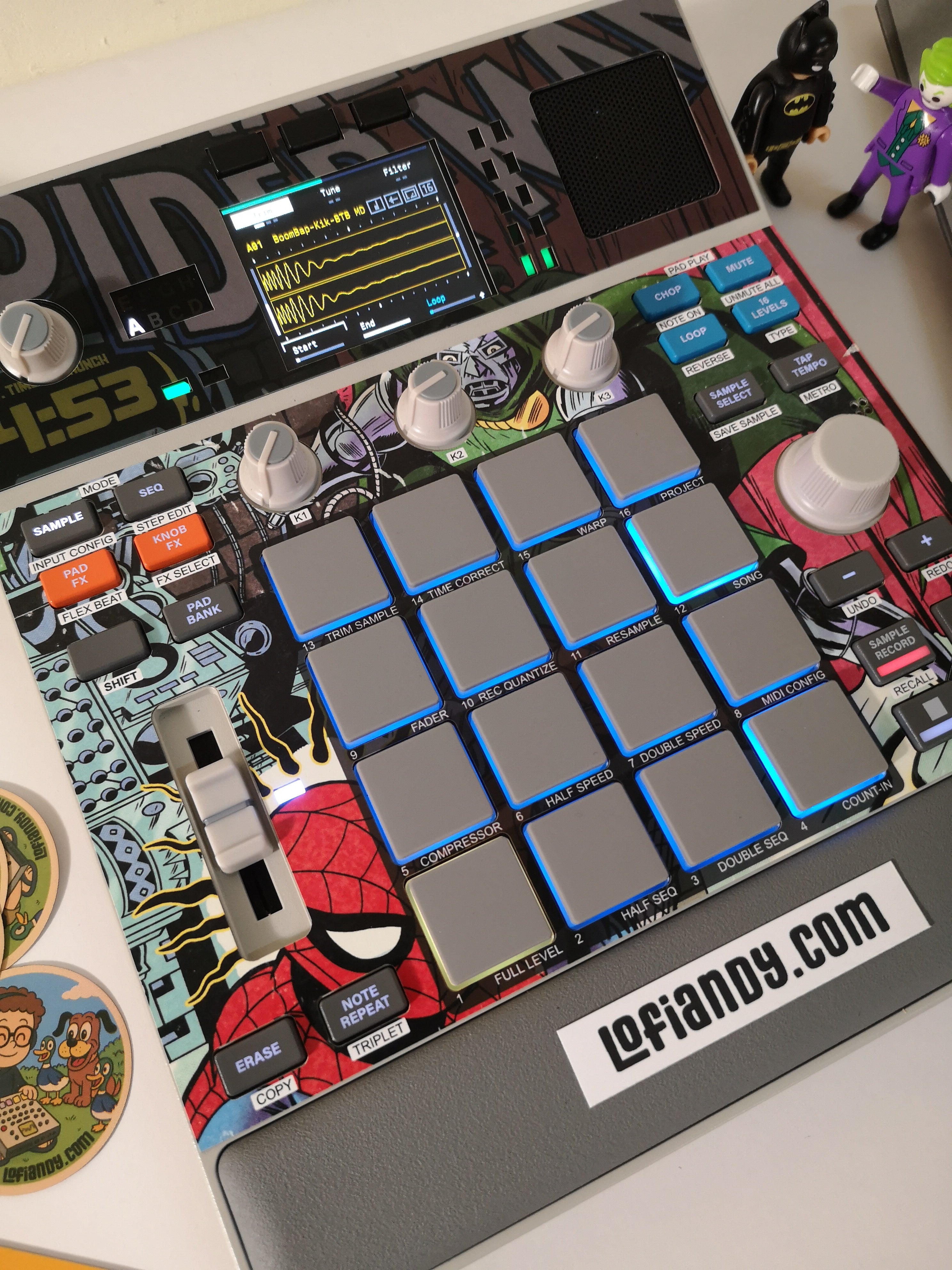 Spiderman 02 - AKAI MPC Sample Skin