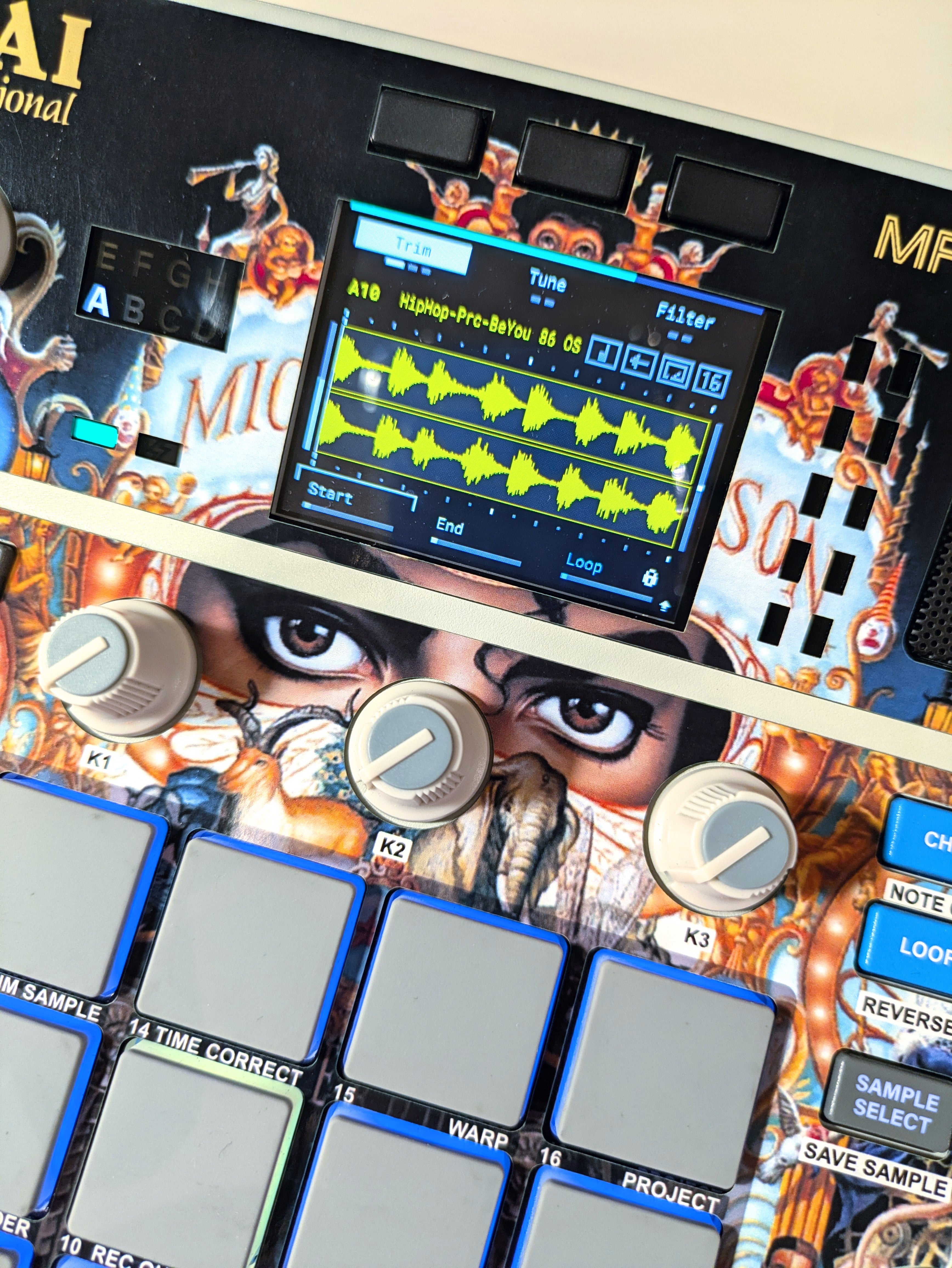 MJ Dangerous - AKAI MPC Sample Skin