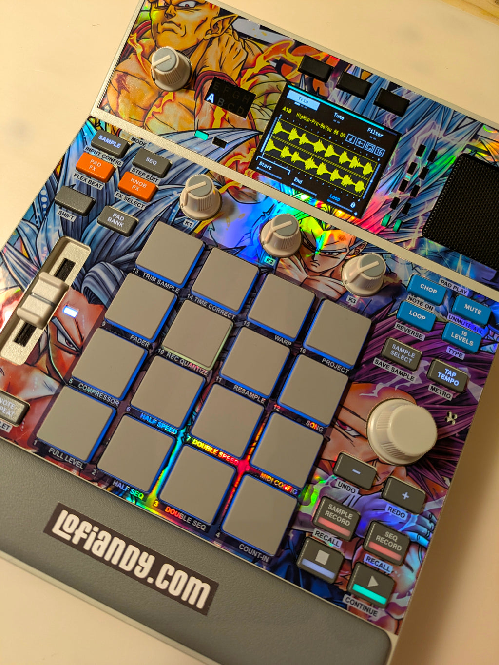 Dragon Ball Z - Special Holographic - AKAI MPC Sample Skin