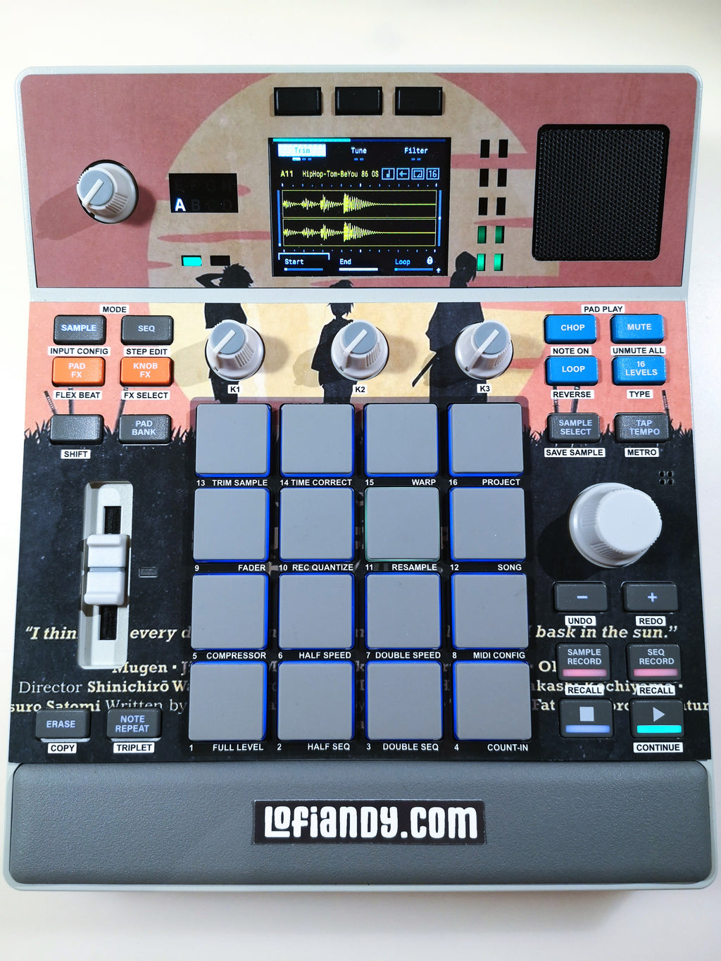Samurai Champloo 01 - AKAI MPC Sample Skin - Lofi Andy
