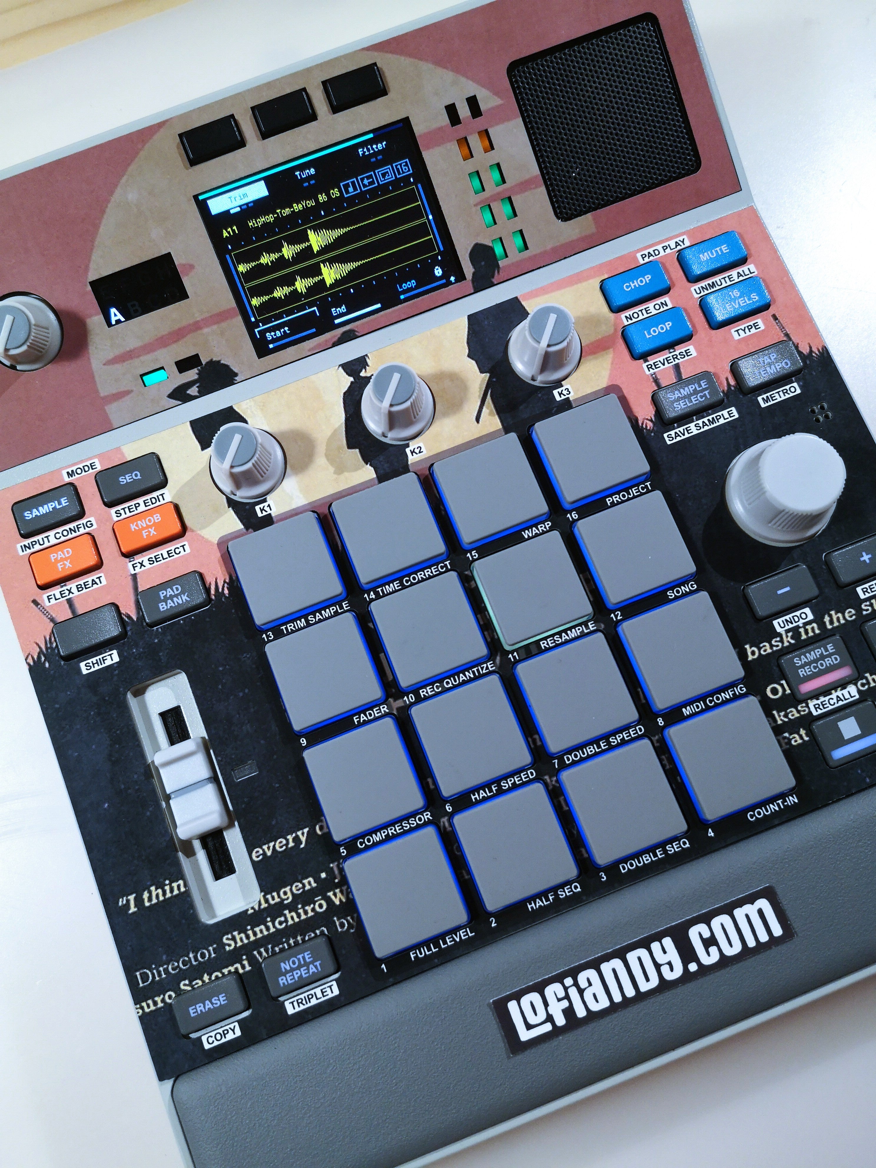 Samurai Champloo 01 - AKAI MPC Sample Skin - Lofi Andy