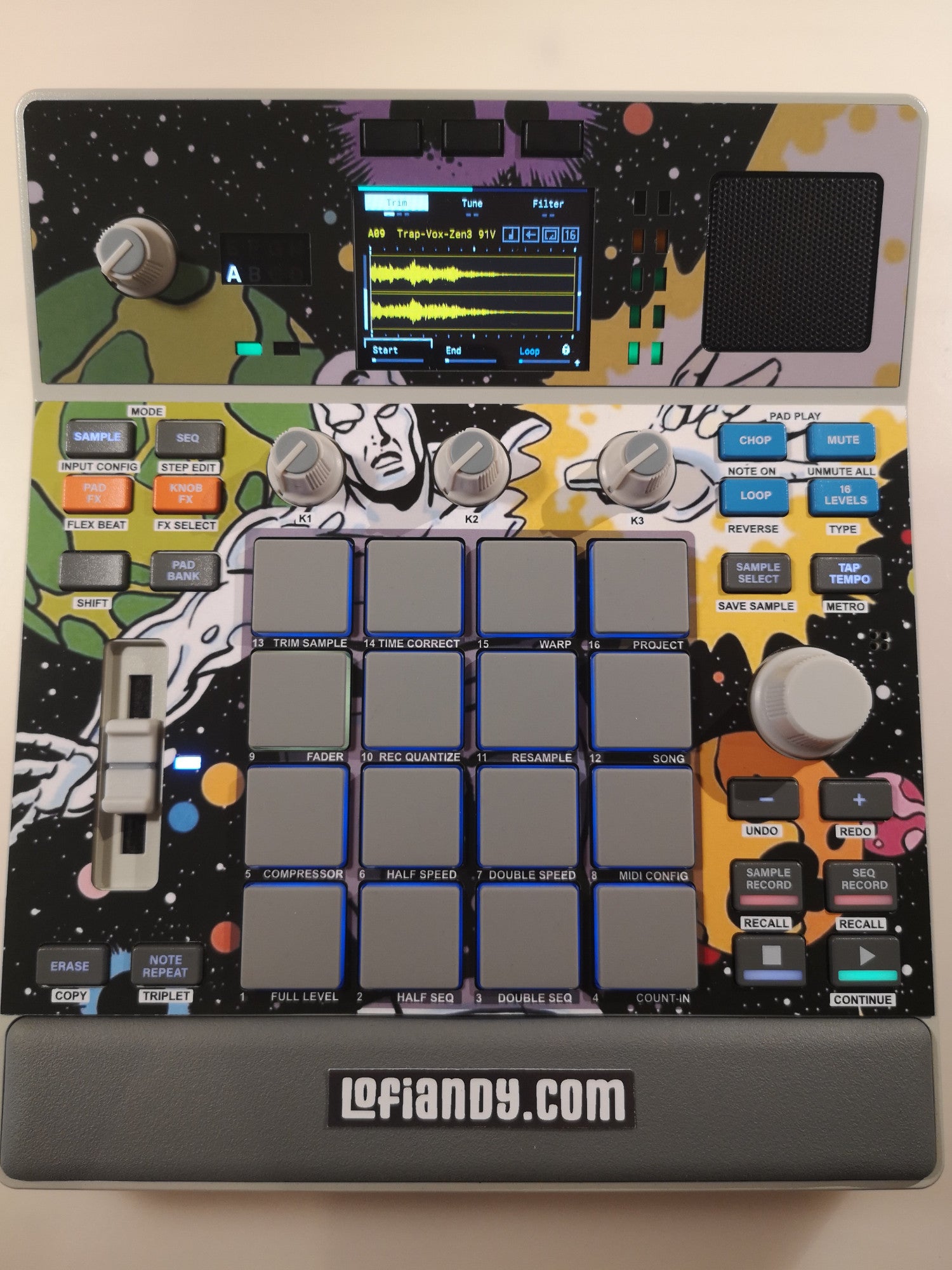 Silver Surfer 01 - AKAI MPC Sample Skin