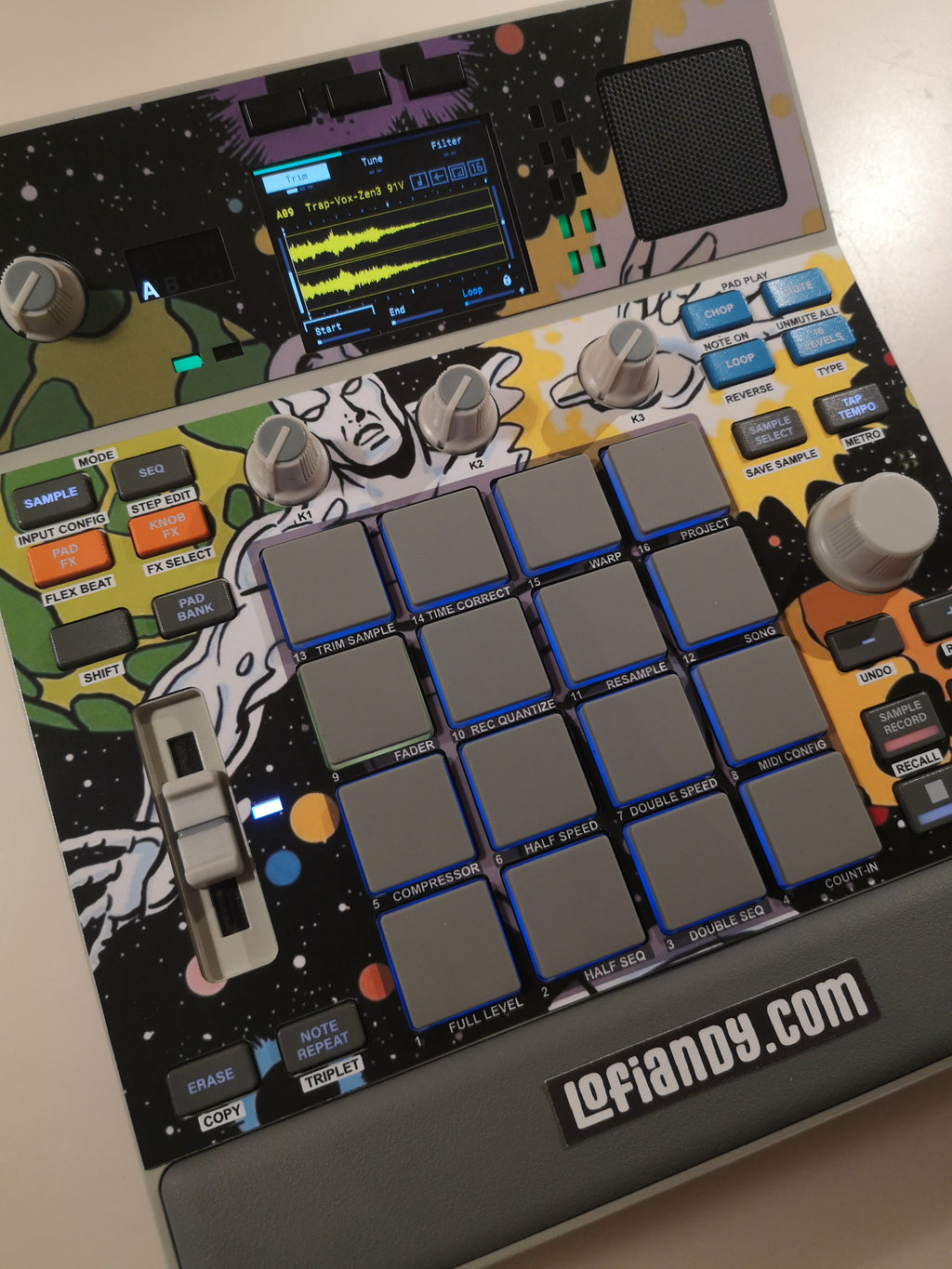 Silver Surfer 01 - AKAI MPC Sample Skin