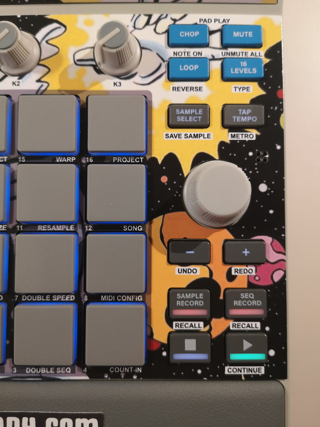 Silver Surfer 01 - AKAI MPC Sample Skin
