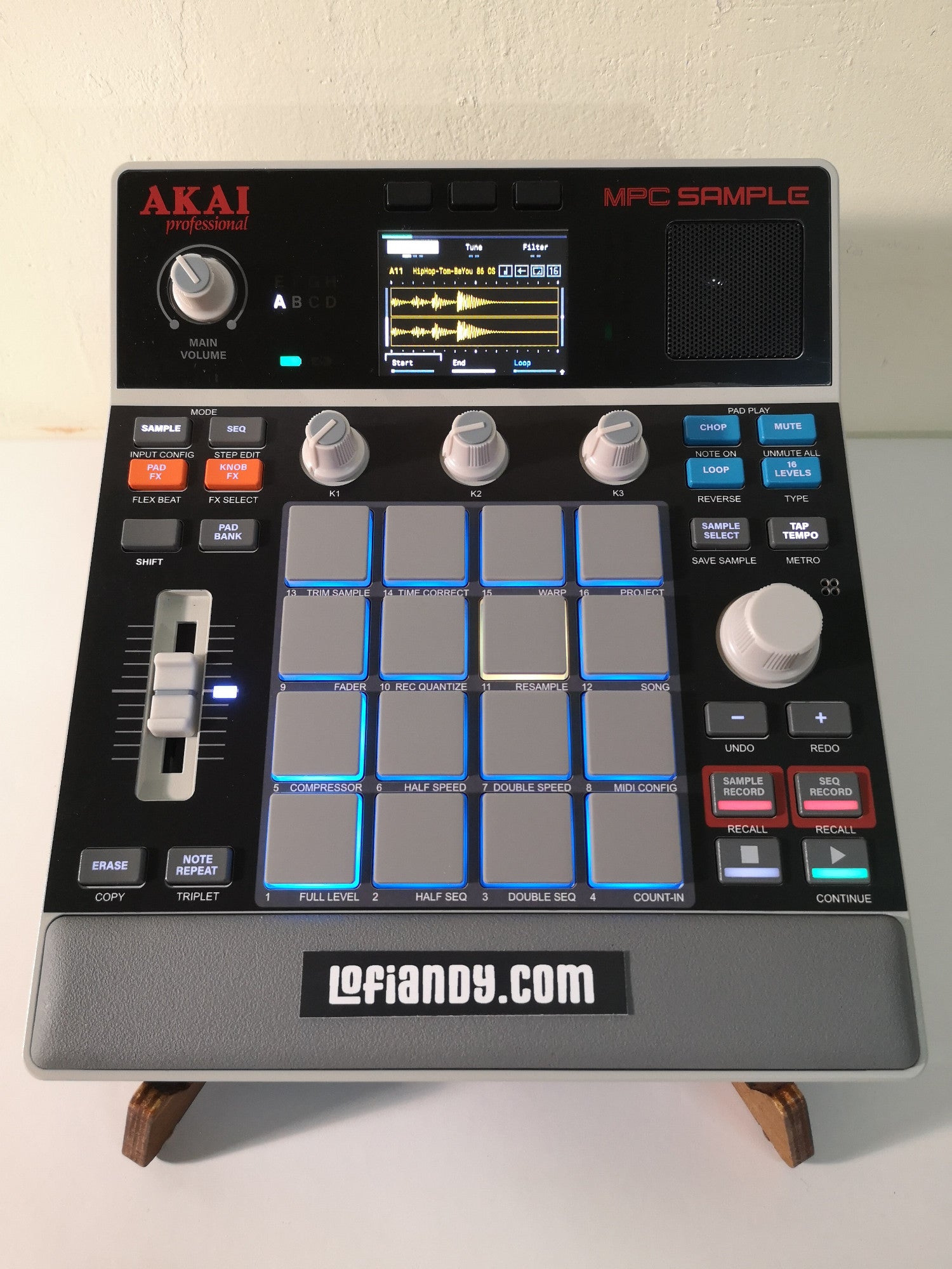 Solid Black - AKAI MPC Sample Skin - Lofi Andy