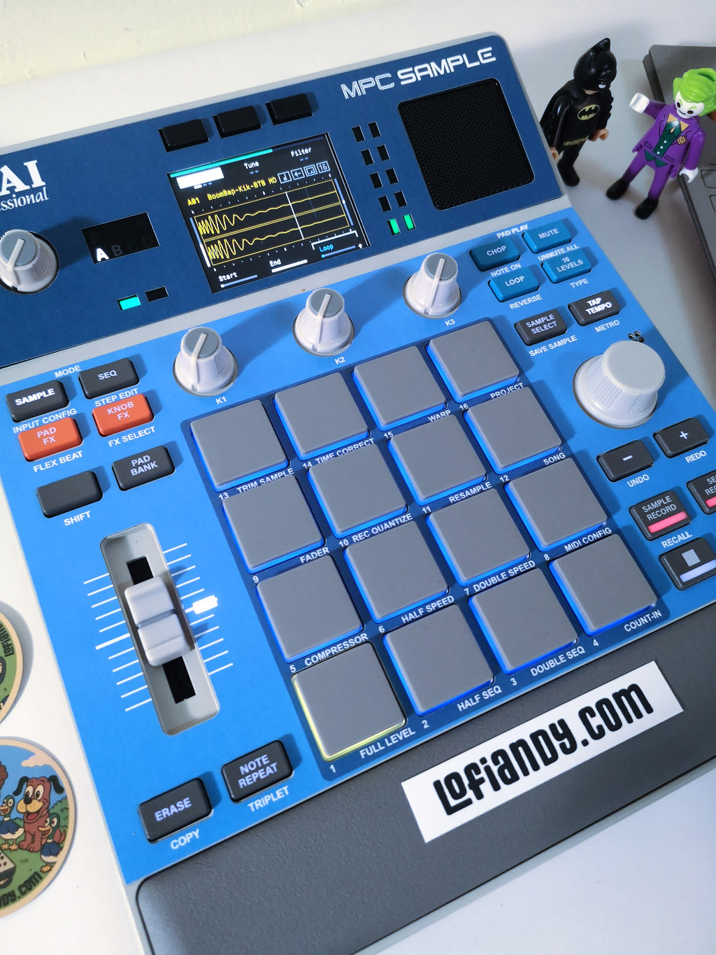 Solid Blue - AKAI MPC Sample Skin - Lofi Andy