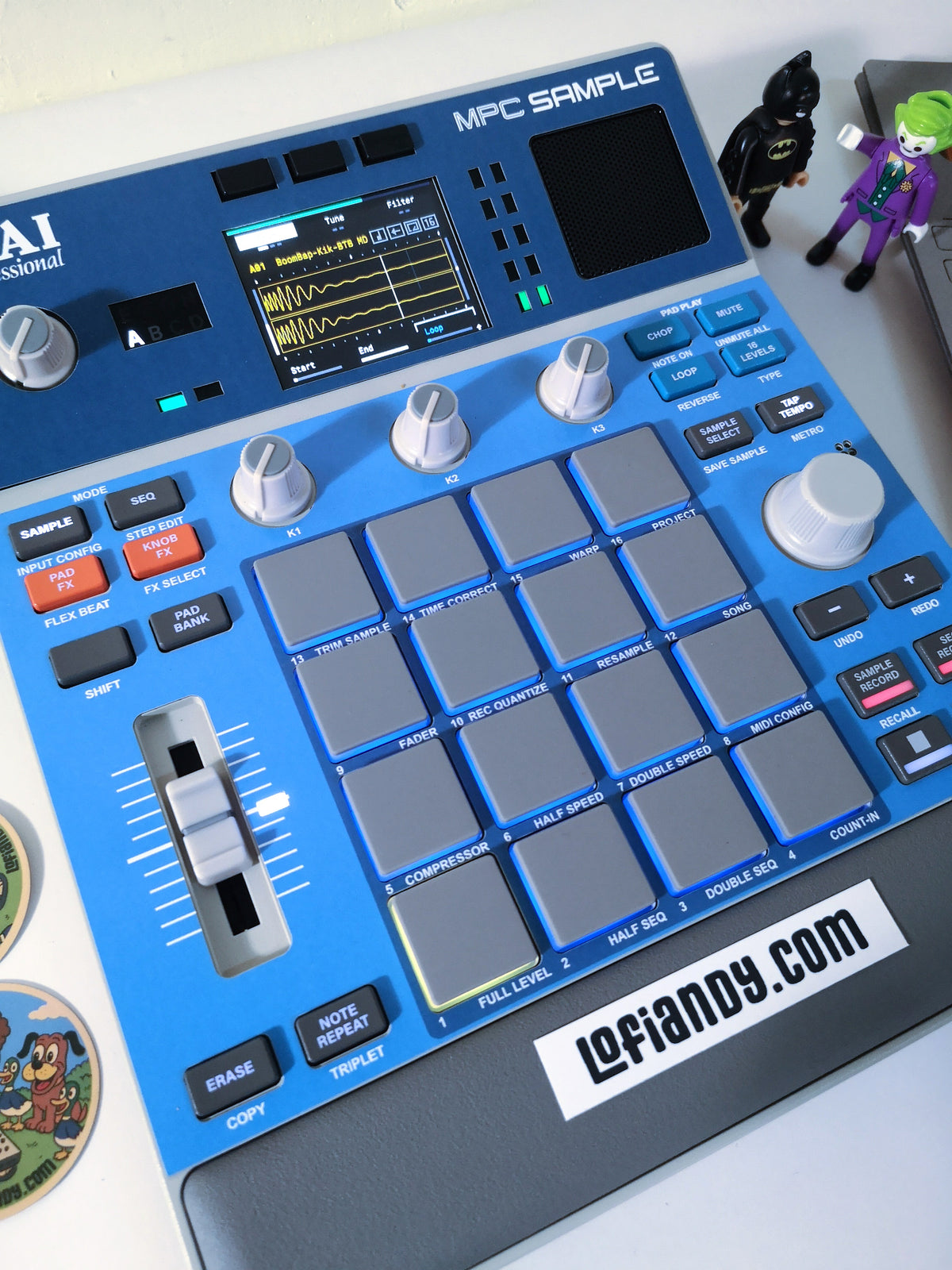 Solid Blue - AKAI MPC Sample Skin - Lofi Andy