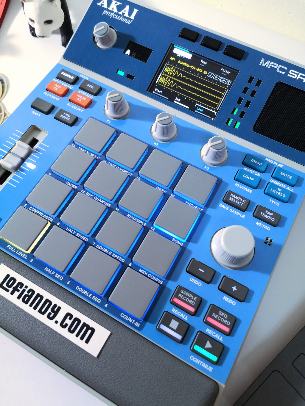 Solid Blue - AKAI MPC Sample Skin - Lofi Andy