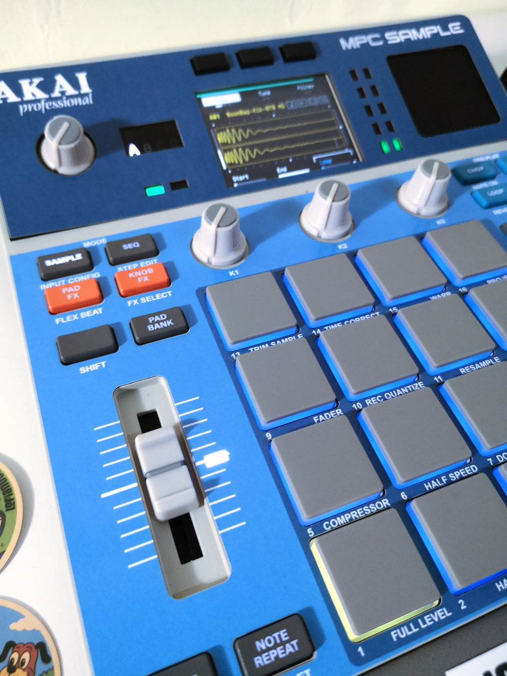 Solid Blue - AKAI MPC Sample Skin - Lofi Andy