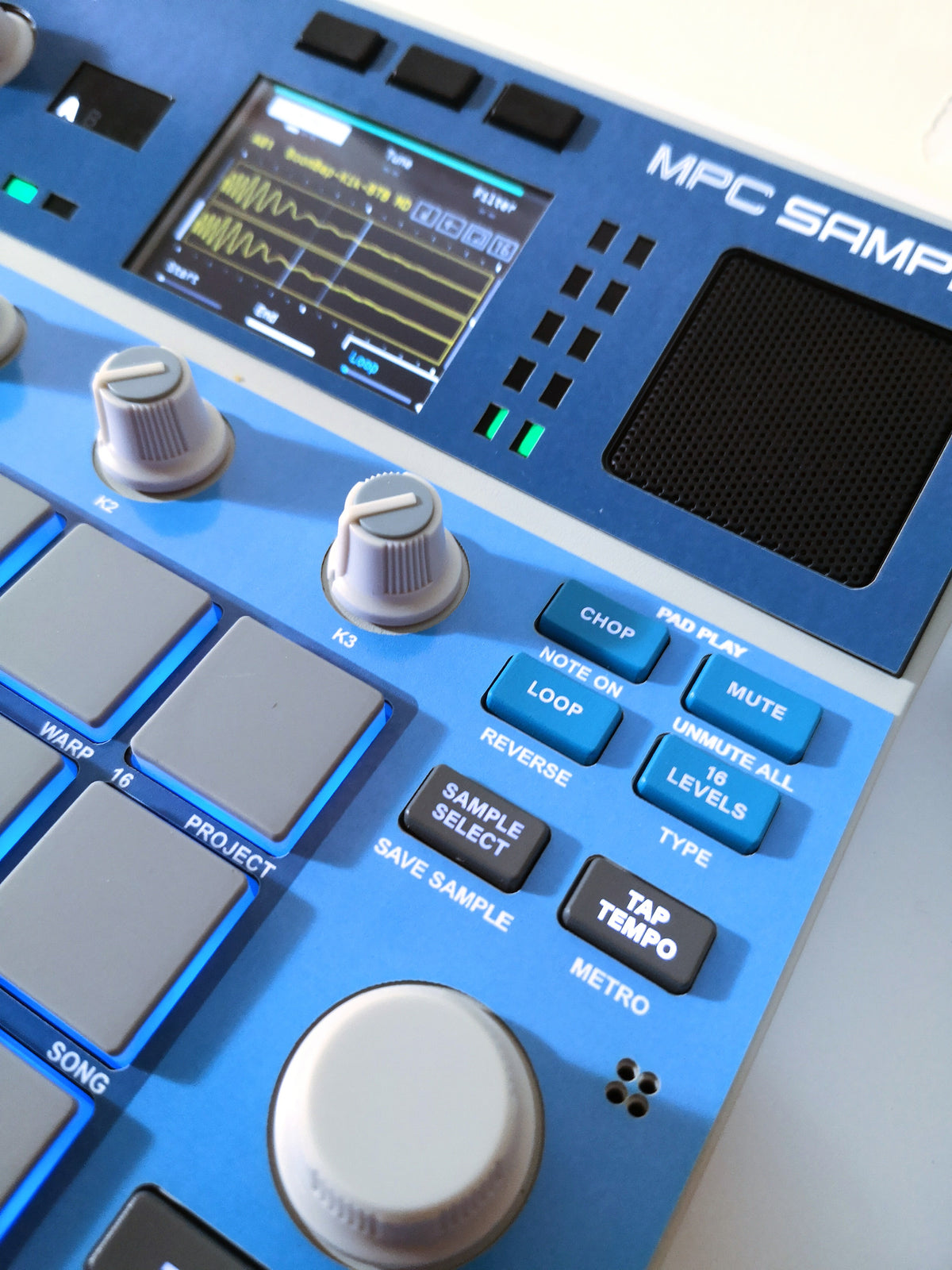 Solid Blue - AKAI MPC Sample Skin - Lofi Andy