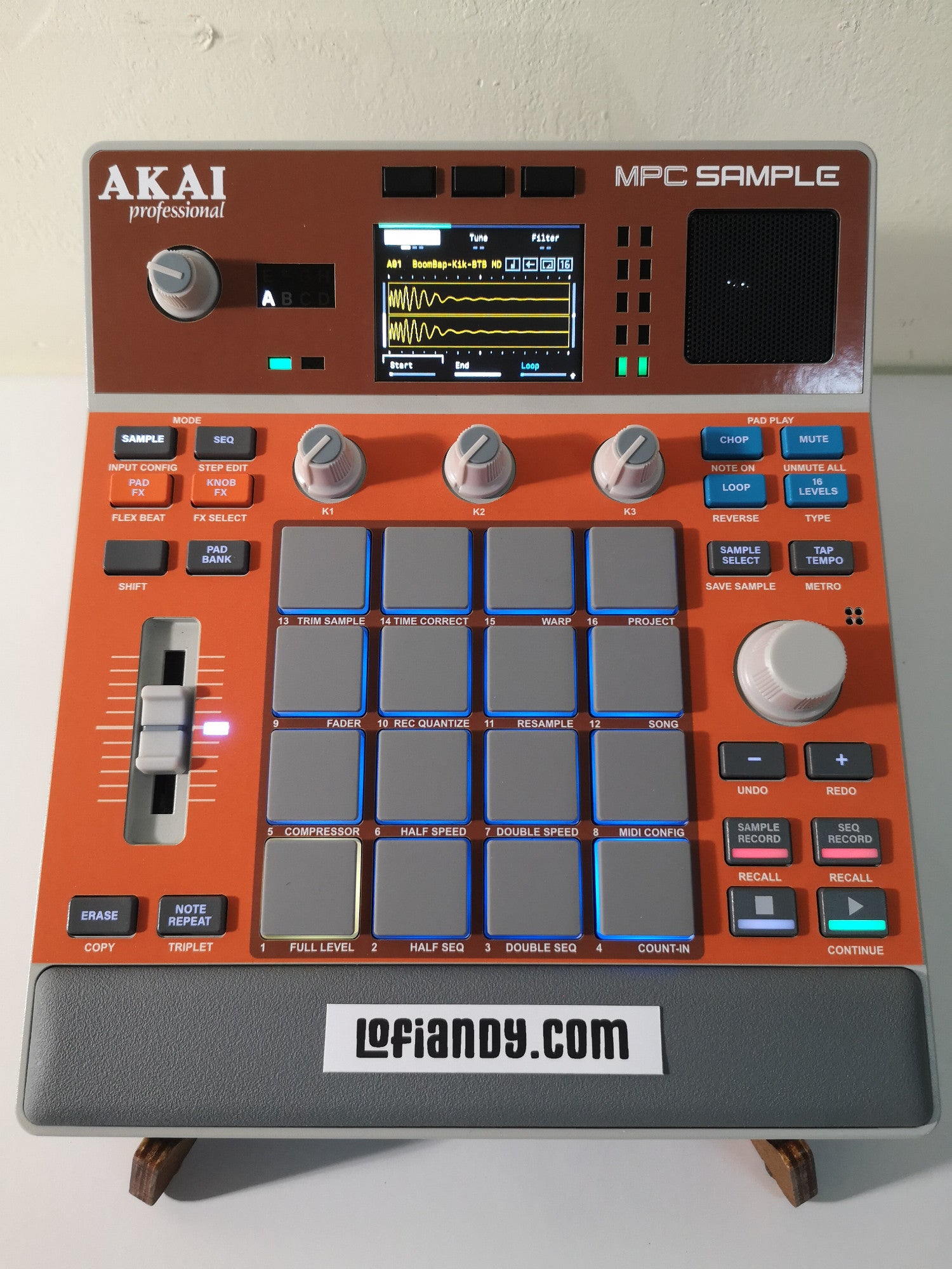 Solid Orange - AKAI MPC Sample Skin