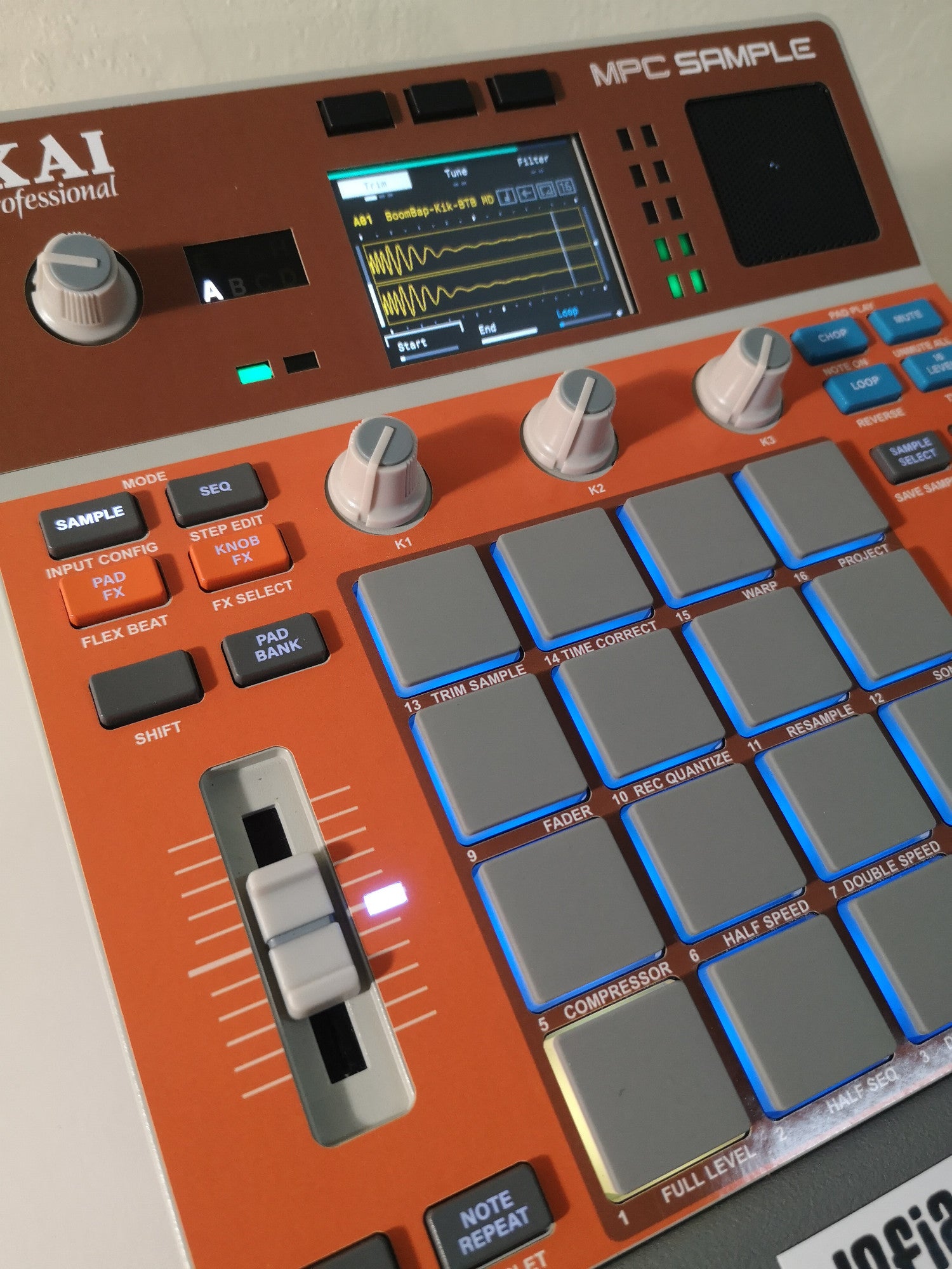Solid Orange - AKAI MPC Sample Skin