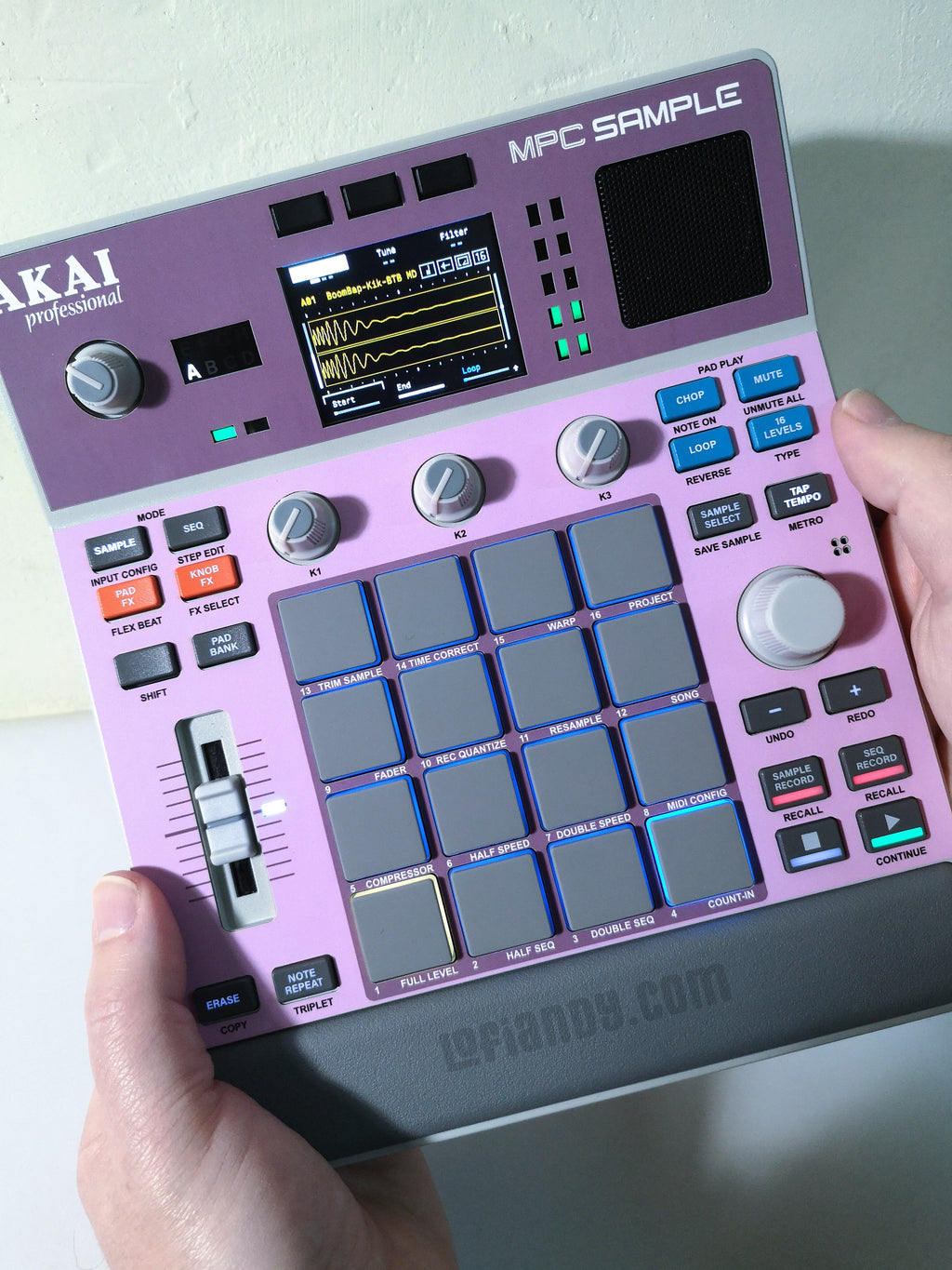 Solid Pink - AKAI MPC Sample Skin - Lofi Andy