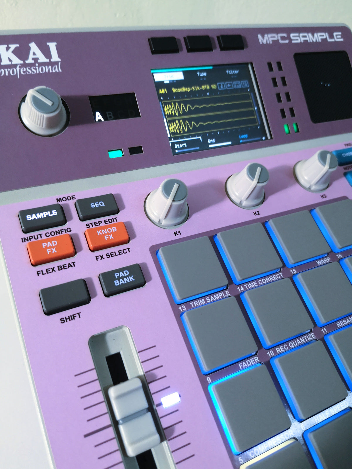 Solid Pink - AKAI MPC Sample Skin - Lofi Andy