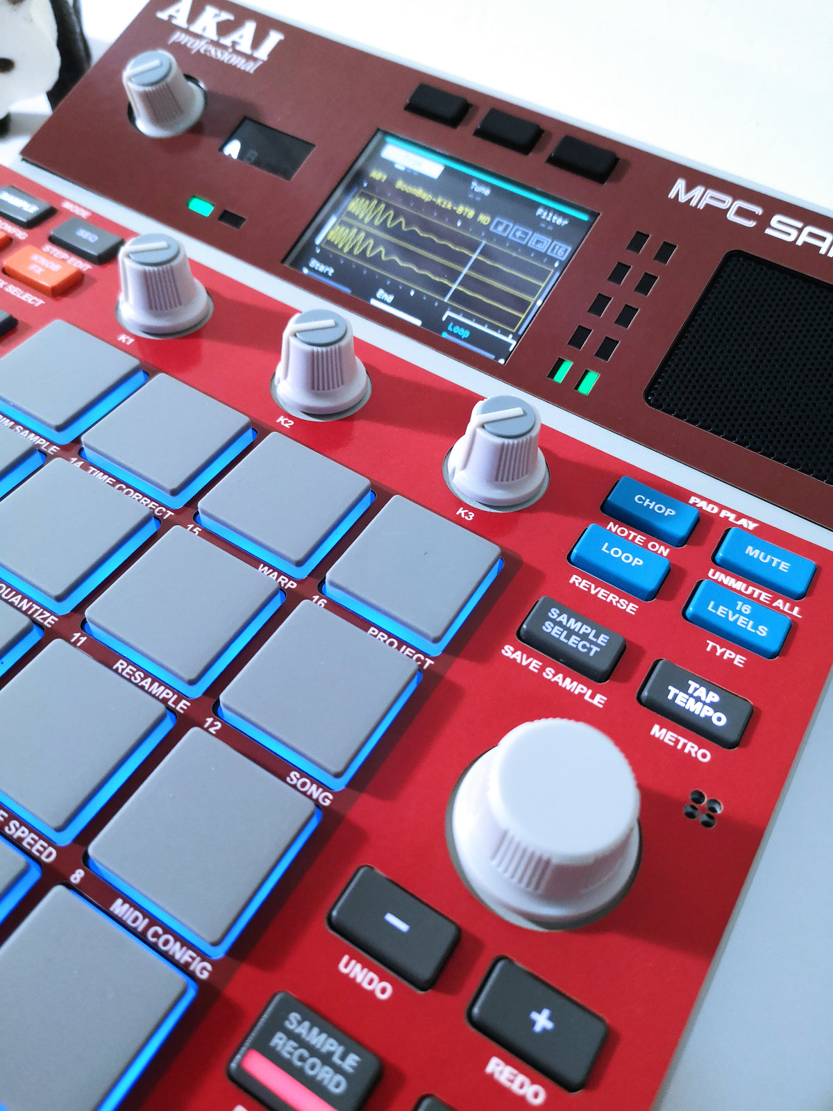 Solid Red - AKAI MPC Sample Skin - Lofi Andy