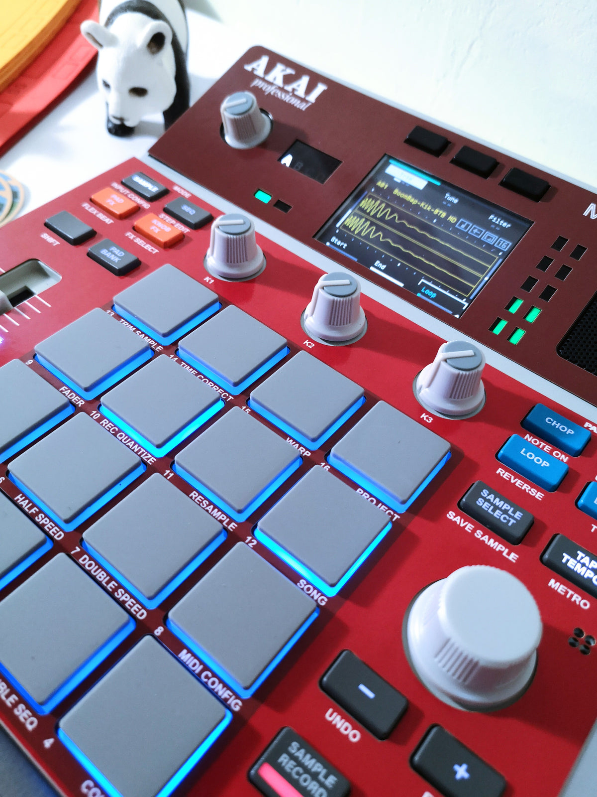 Solid Red - AKAI MPC Sample Skin - Lofi Andy