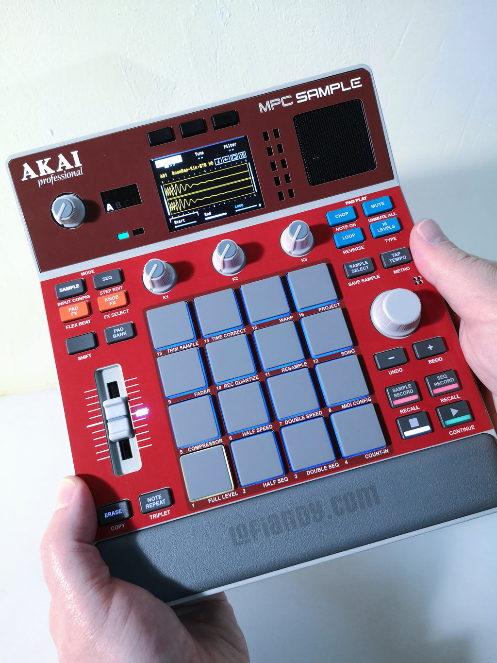 Solid Red - AKAI MPC Sample Skin - Lofi Andy