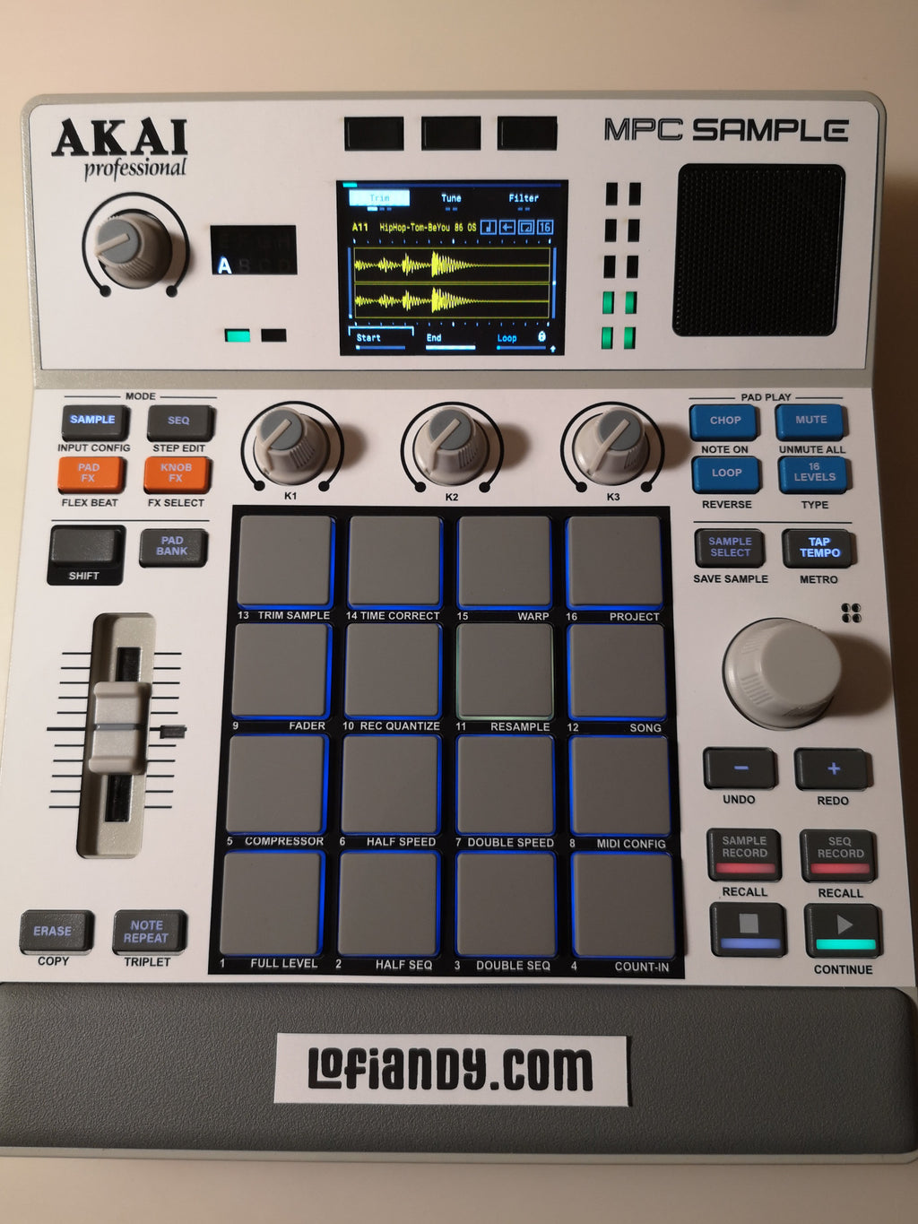 Solid White - AKAI MPC Sample Skin