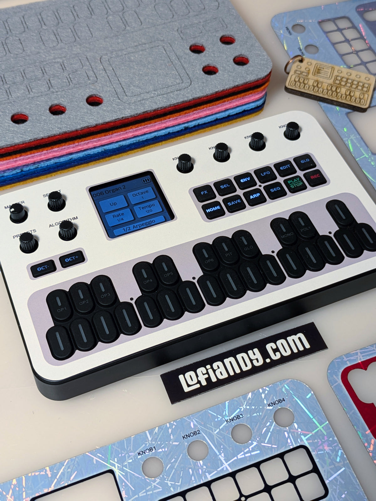 Discounted Skin Set and Free Felt Dust Cover for M-VAVE FM-1 - Lofi Andy