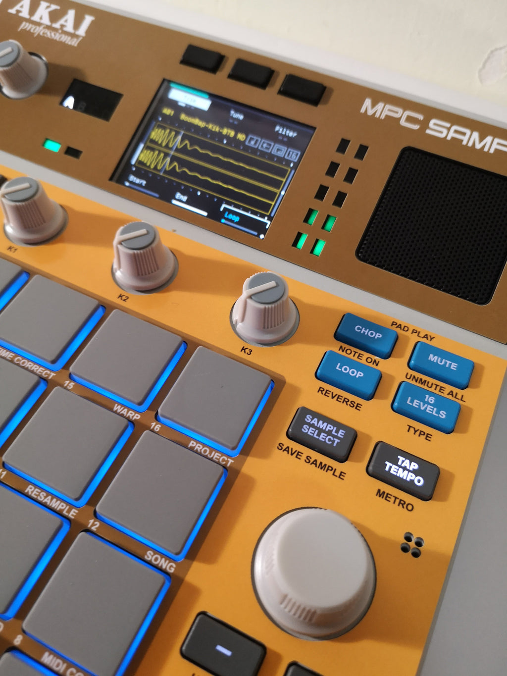 Solid Yellow - AKAI MPC Sample Skin
