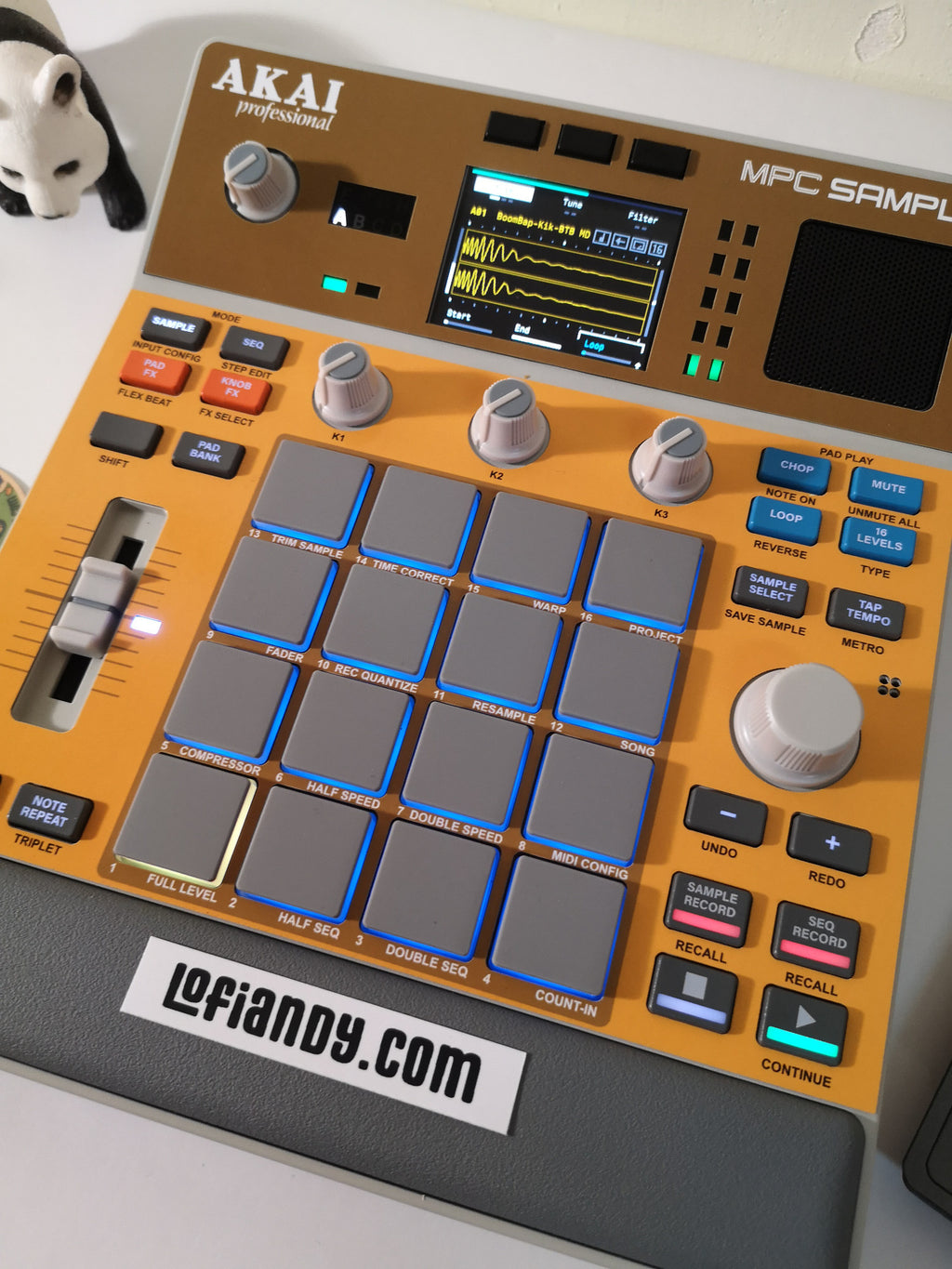 Solid Yellow - AKAI MPC Sample Skin