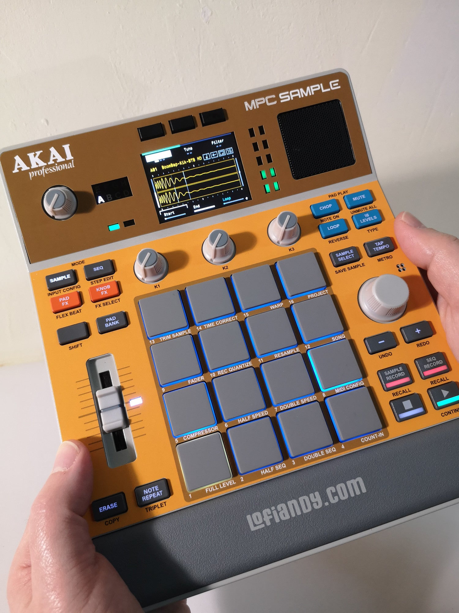 Solid Yellow - AKAI MPC Sample Skin