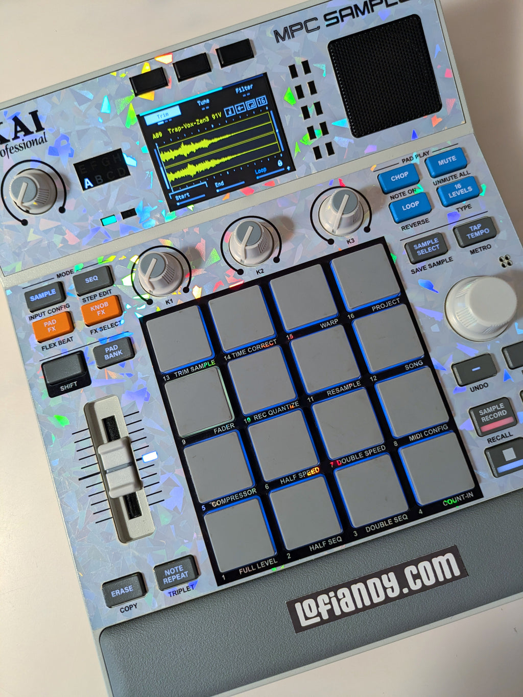 Special Holographic 02 - AKAI MPC Sample Skin - Lofi Andy