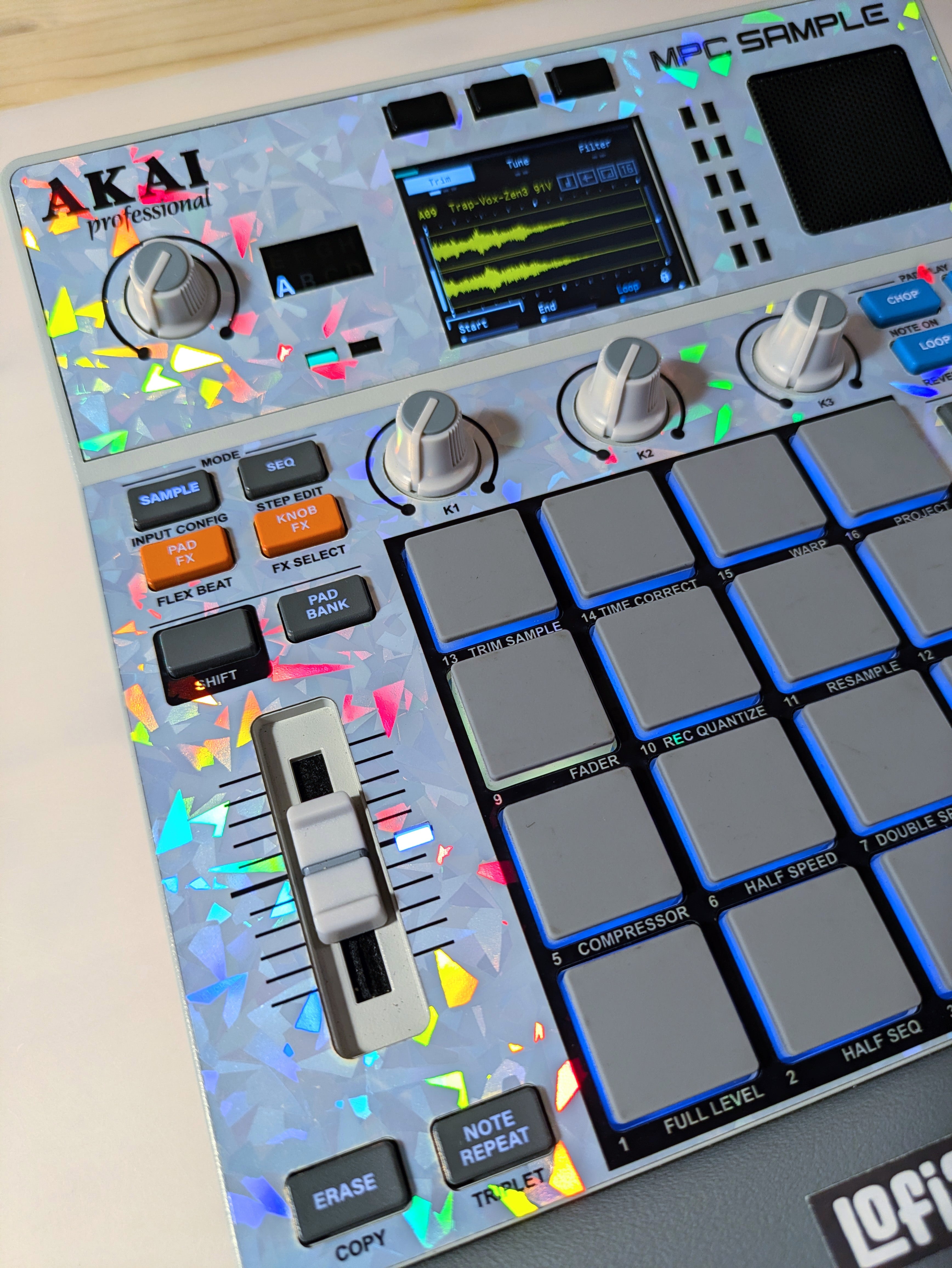 Special Holographic 02 - AKAI MPC Sample Skin - Lofi Andy