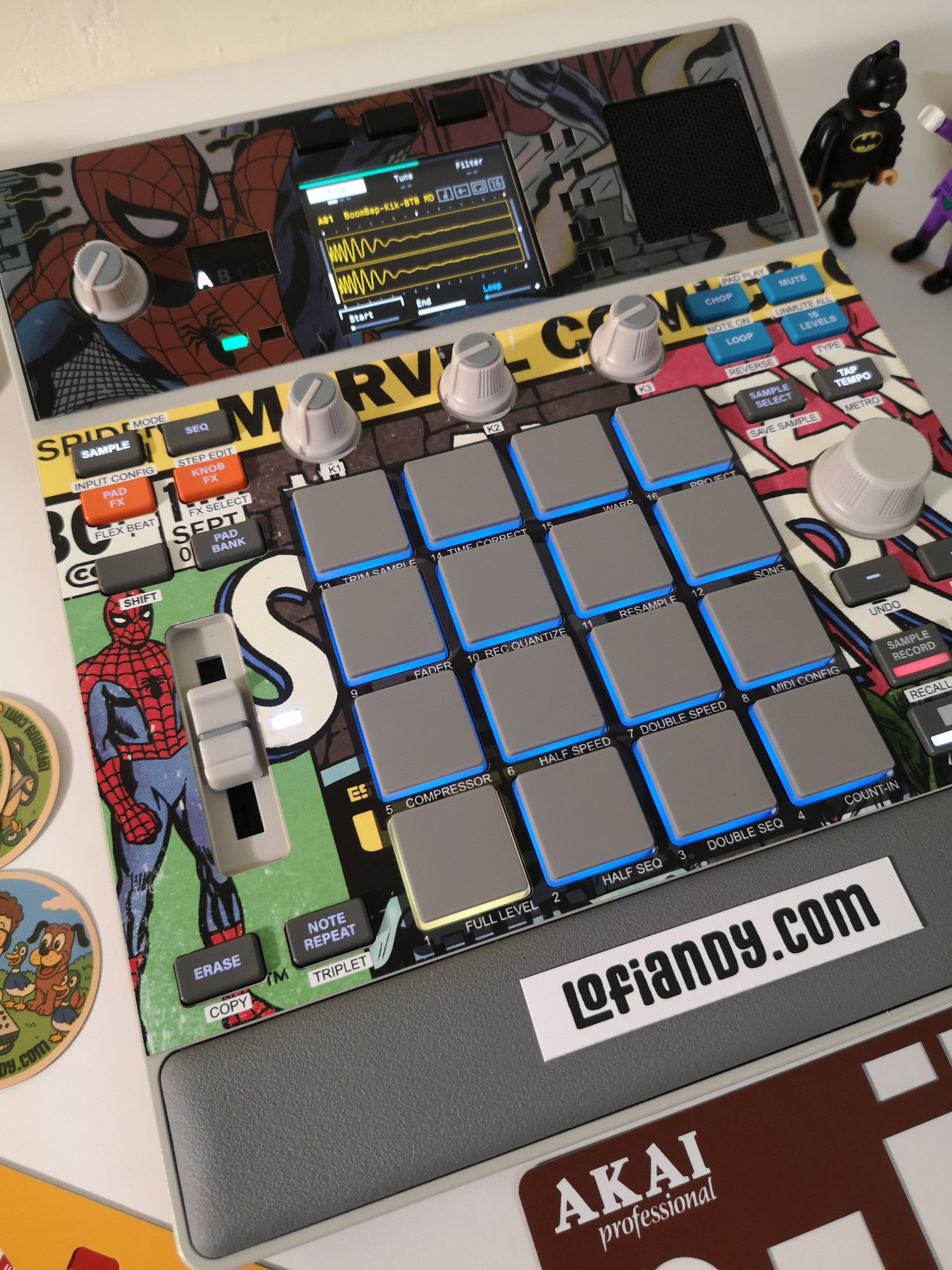 Spiderman 01 - AKAI MPC Sample Skin