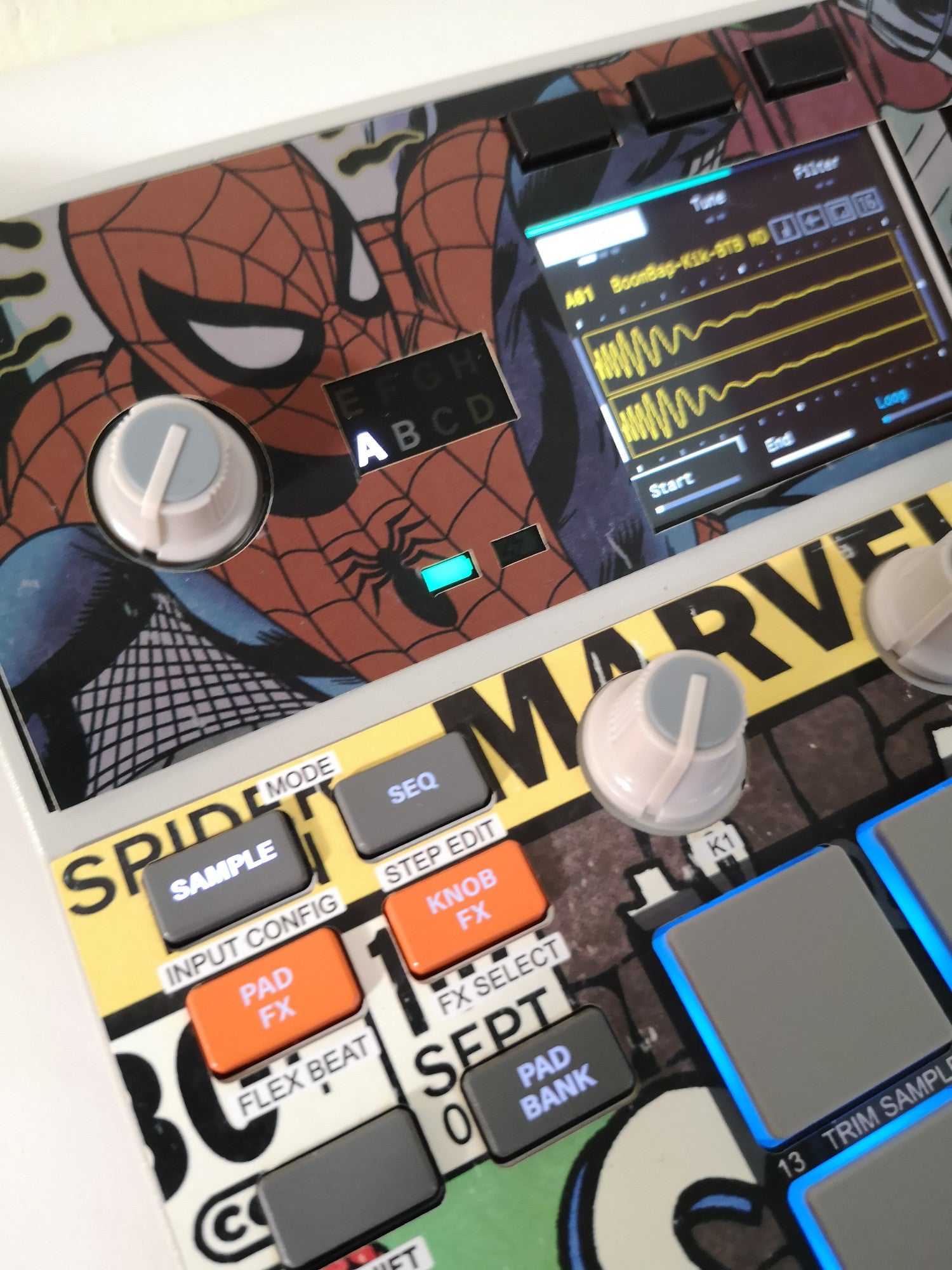 Spiderman 01 - AKAI MPC Sample Skin