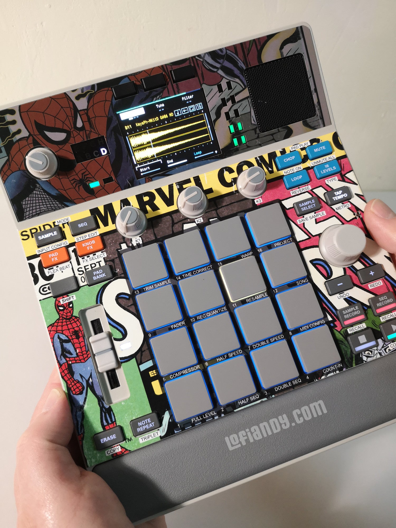 Spiderman 01 - AKAI MPC Sample Skin