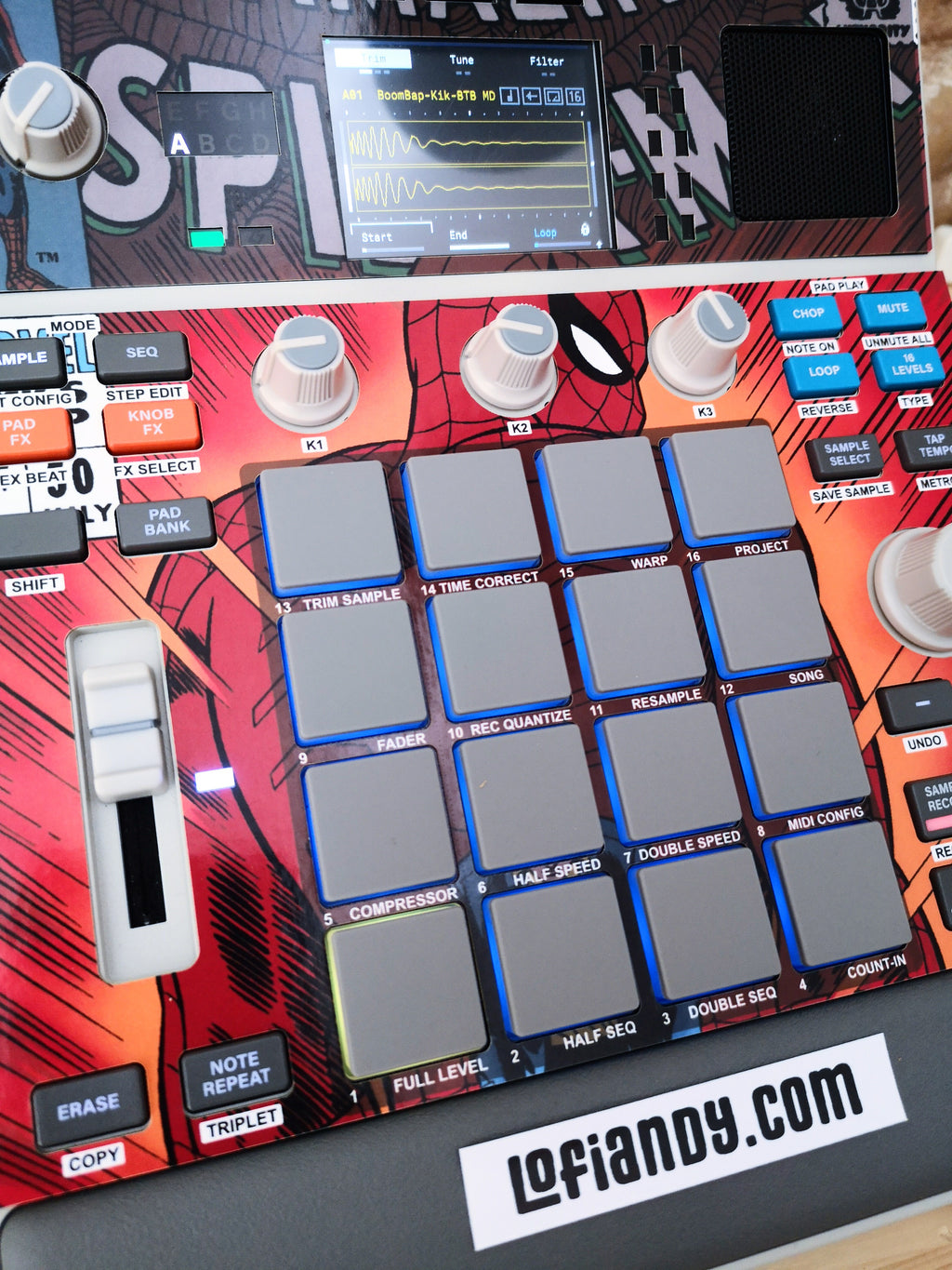 Spiderman 03 - AKAI MPC Sample Skin