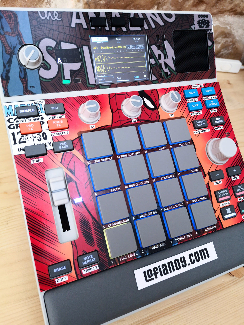 Spiderman 03 - AKAI MPC Sample Skin