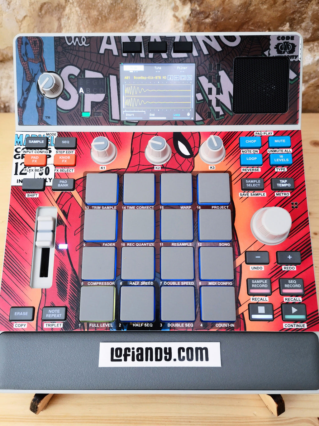 Spiderman 03 - AKAI MPC Sample Skin