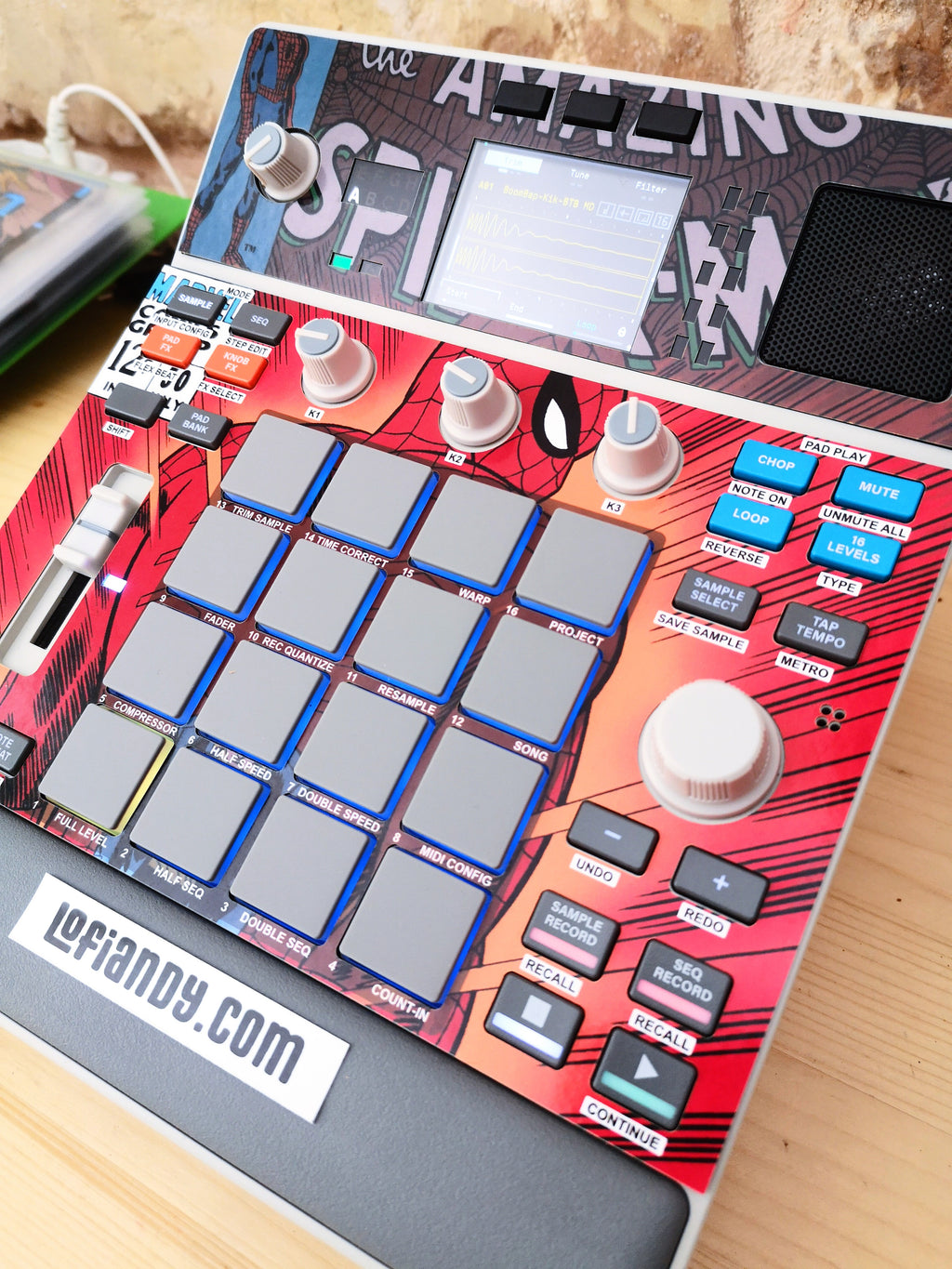 Spiderman 03 - AKAI MPC Sample Skin