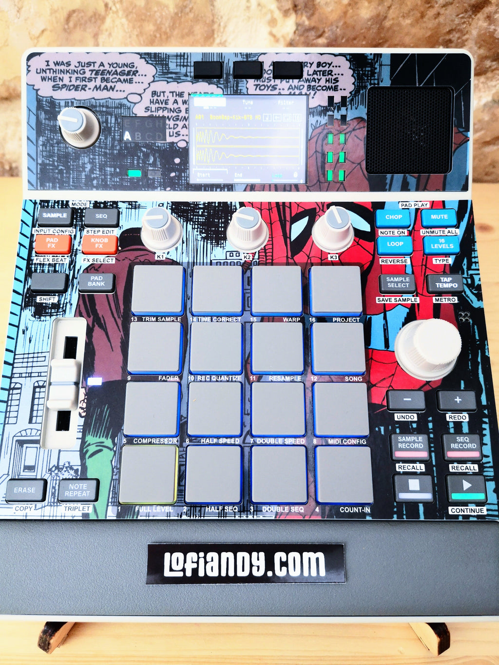 Spiderman 04 - AKAI MPC Sample Skin