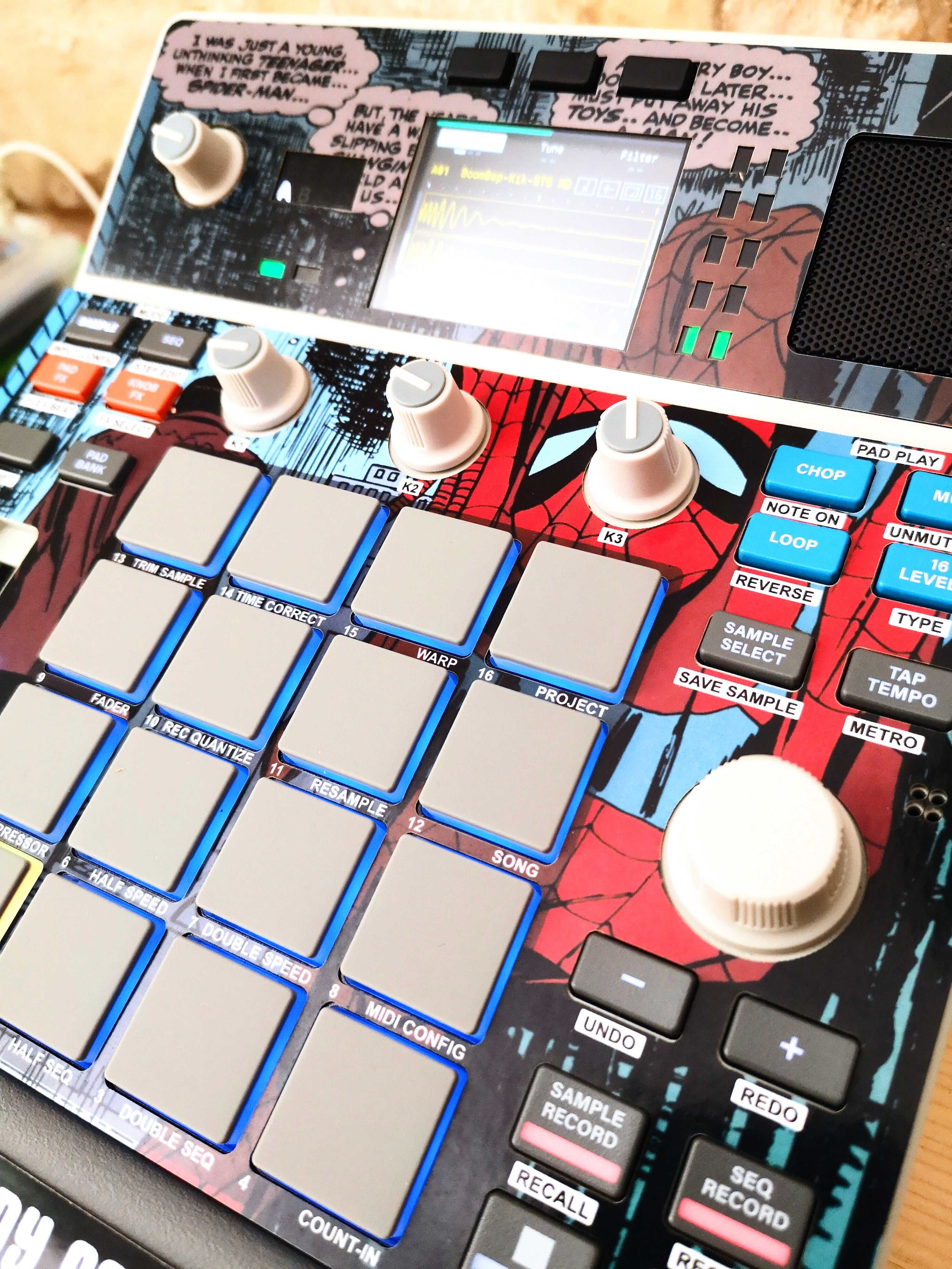 Spiderman 04 - AKAI MPC Sample Skin