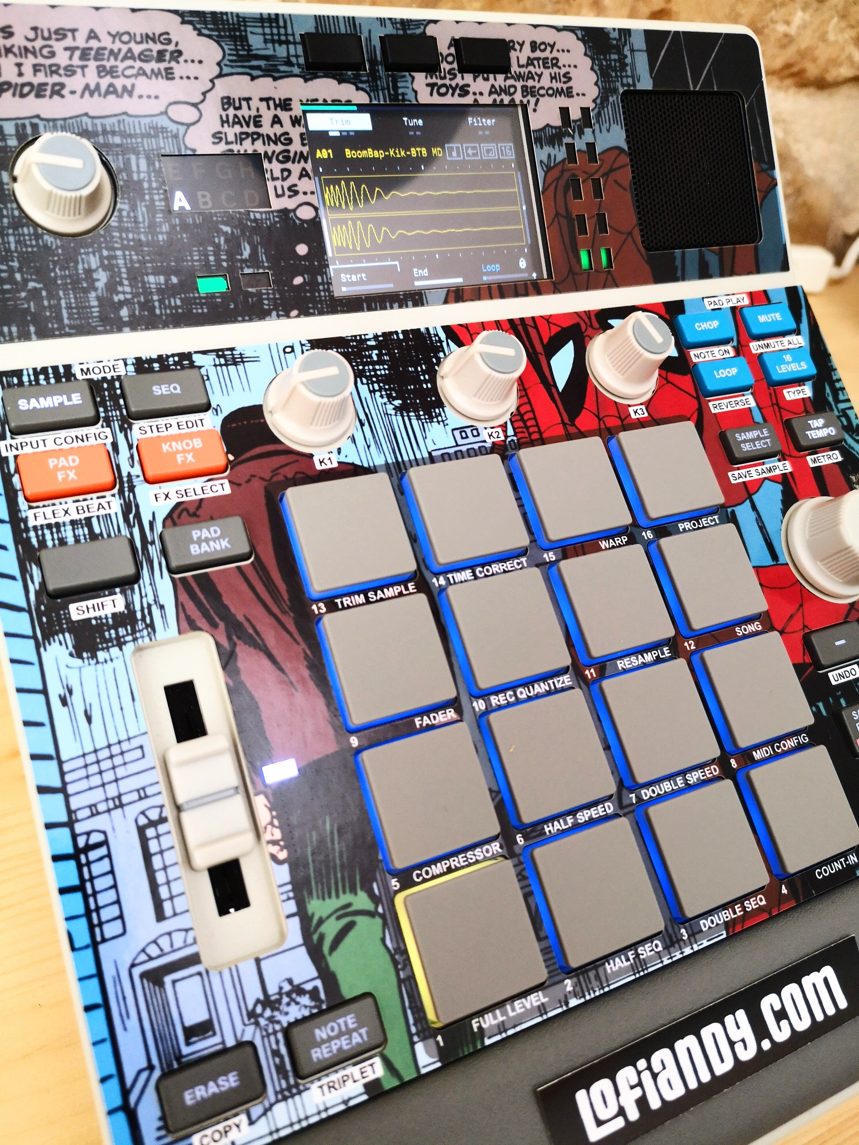 Spiderman 04 - AKAI MPC Sample Skin