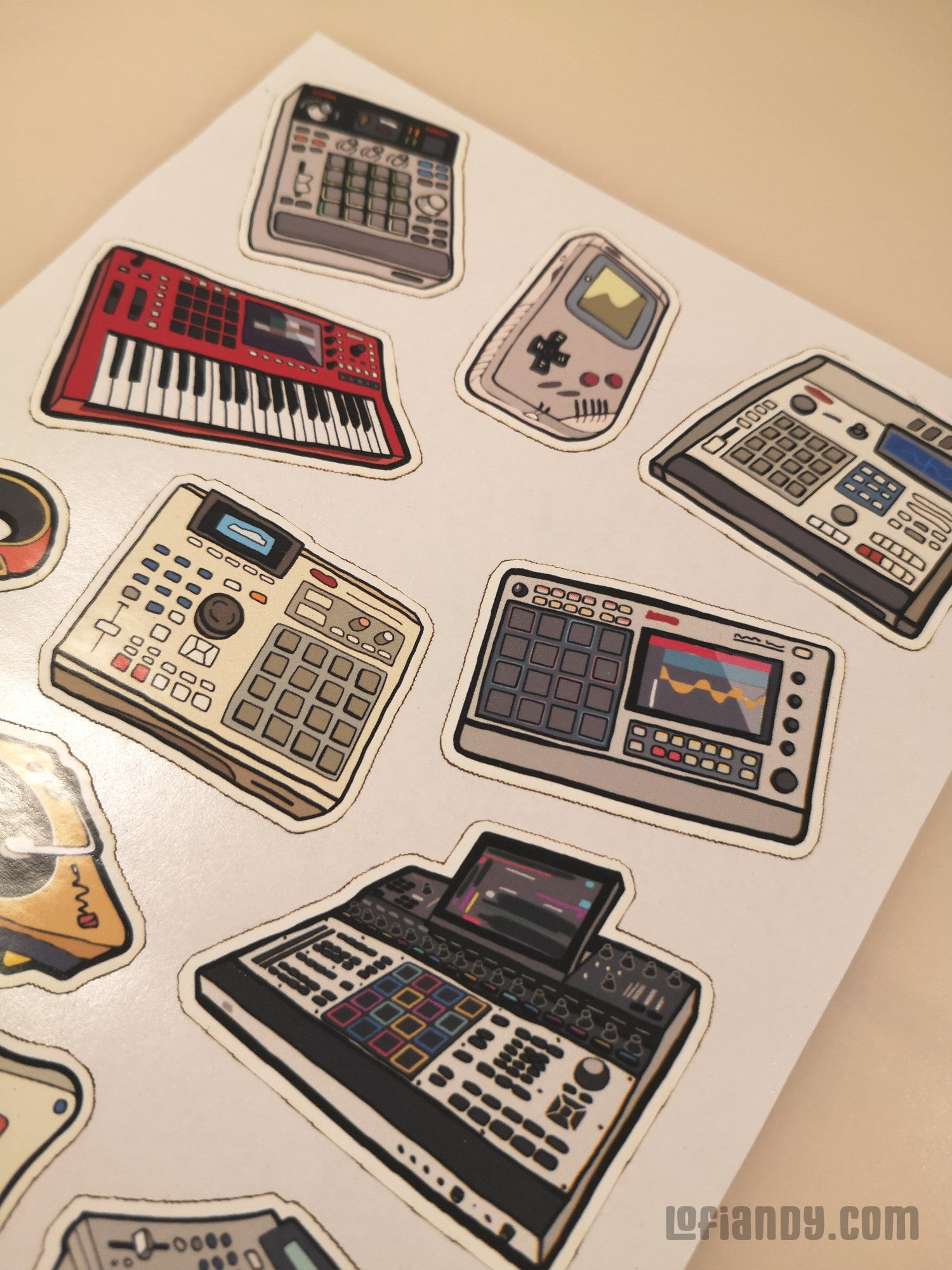 AKAI MPC Samplers Vinyl Sticker Set