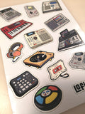 AKAI MPC Samplers Vinyl Sticker Set