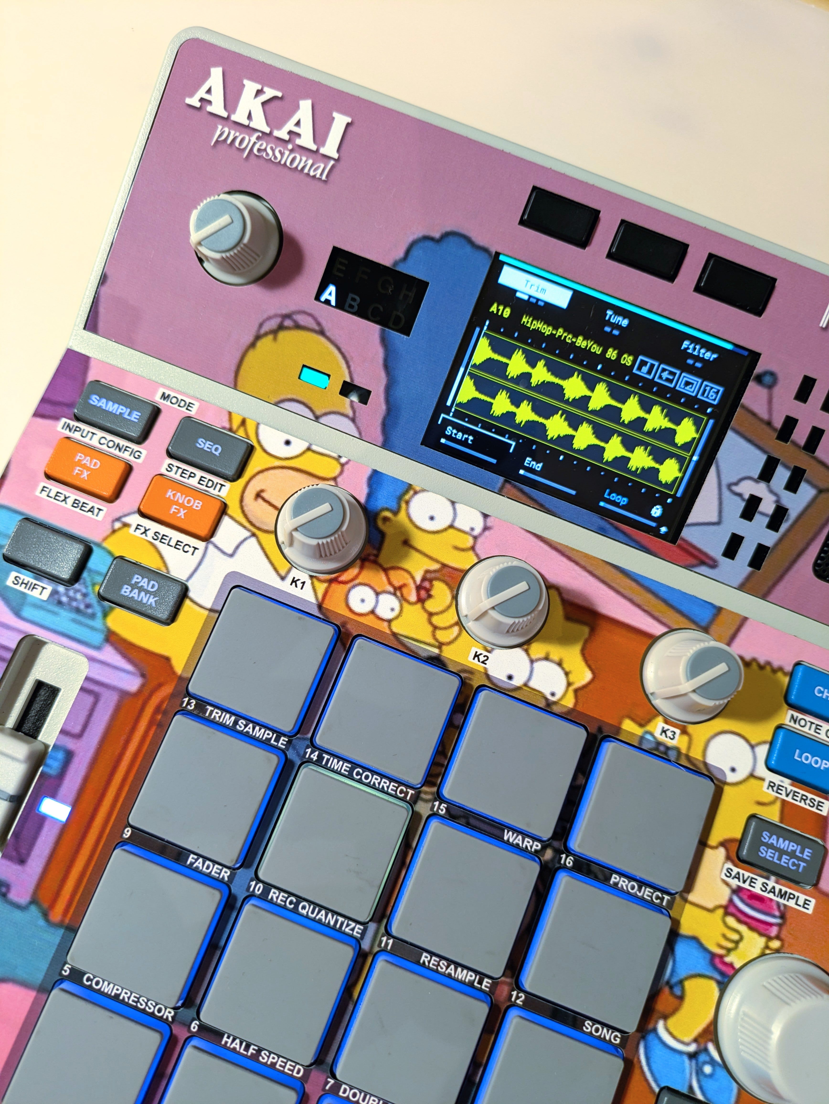 The Simpsons - AKAI MPC Sample Skin - Lofi Andy