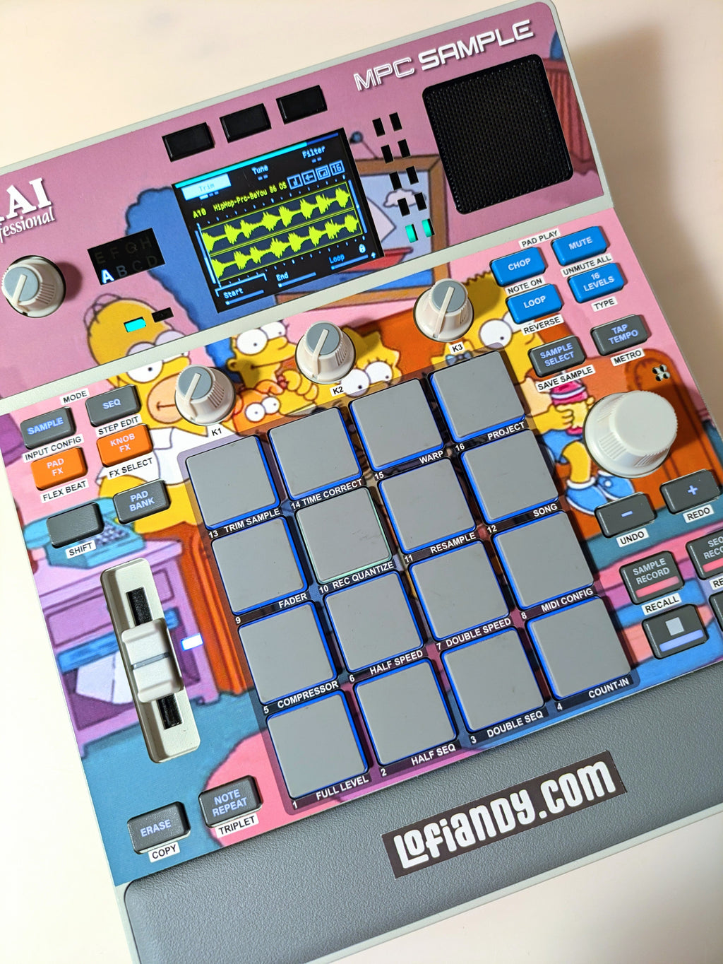 The Simpsons - AKAI MPC Sample Skin - Lofi Andy
