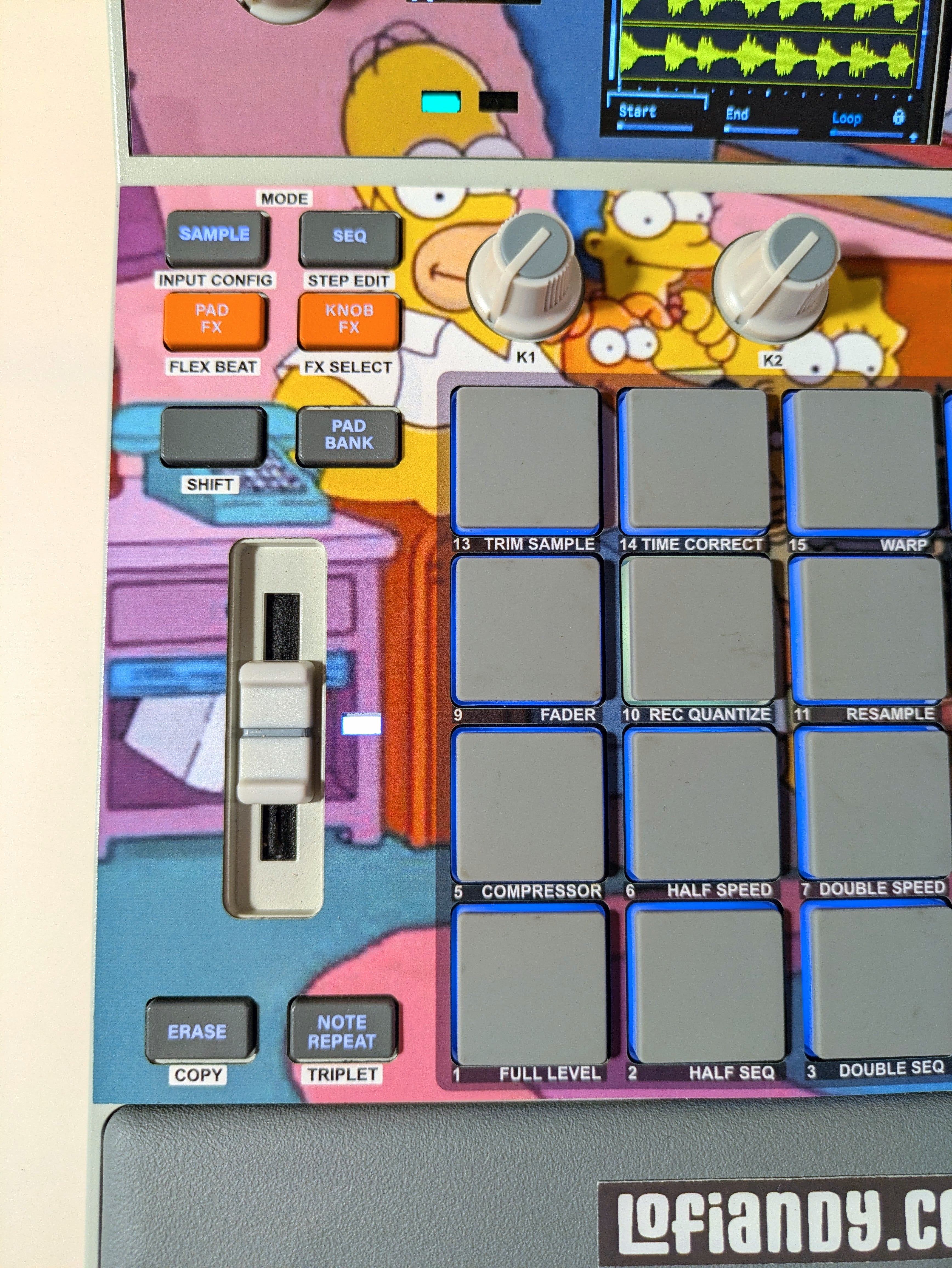 The Simpsons - AKAI MPC Sample Skin - Lofi Andy