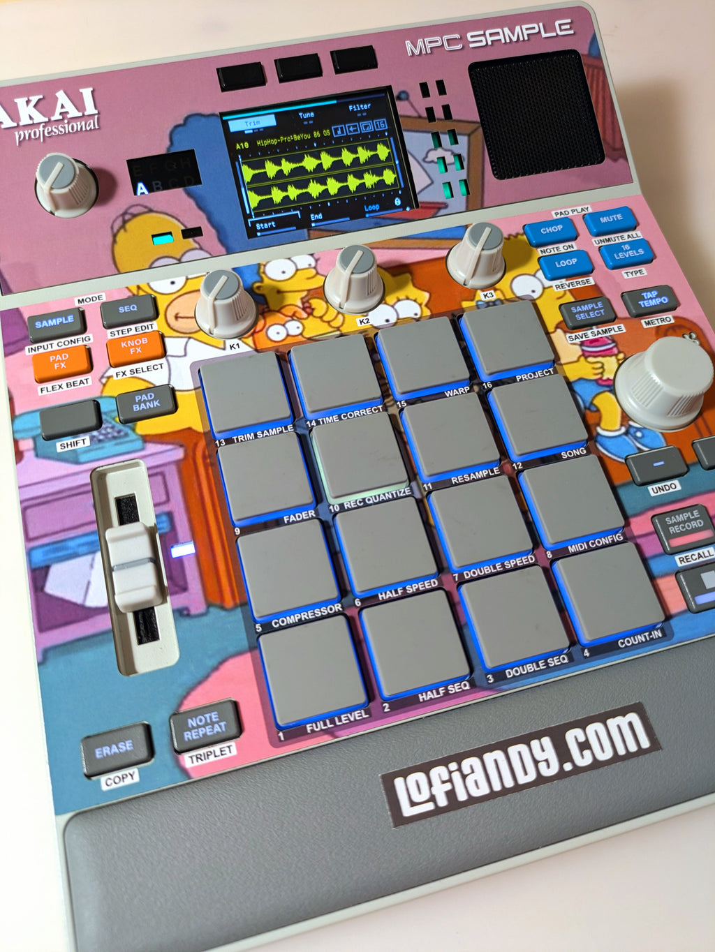 The Simpsons - AKAI MPC Sample Skin - Lofi Andy