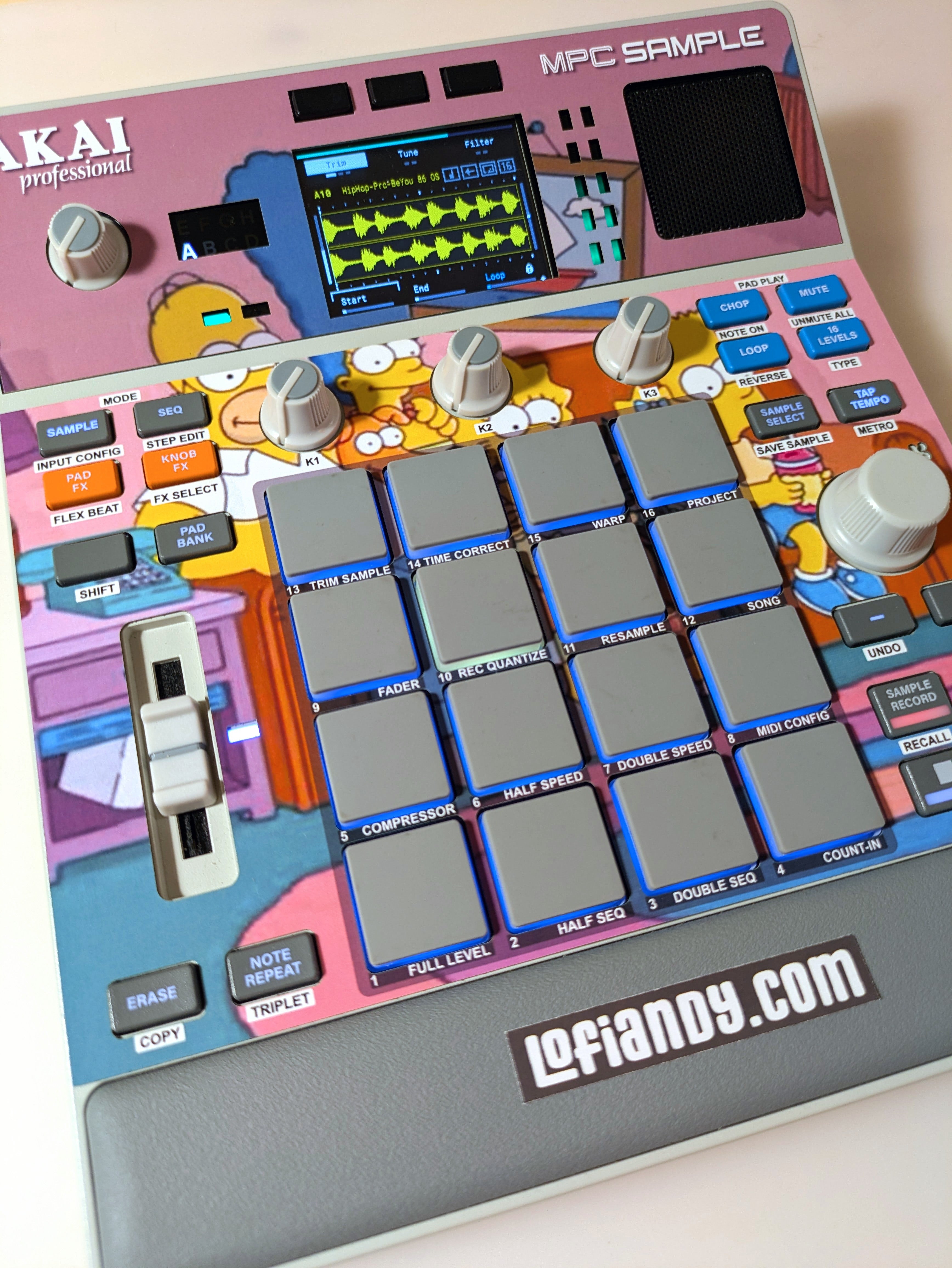 The Simpsons - AKAI MPC Sample Skin - Lofi Andy